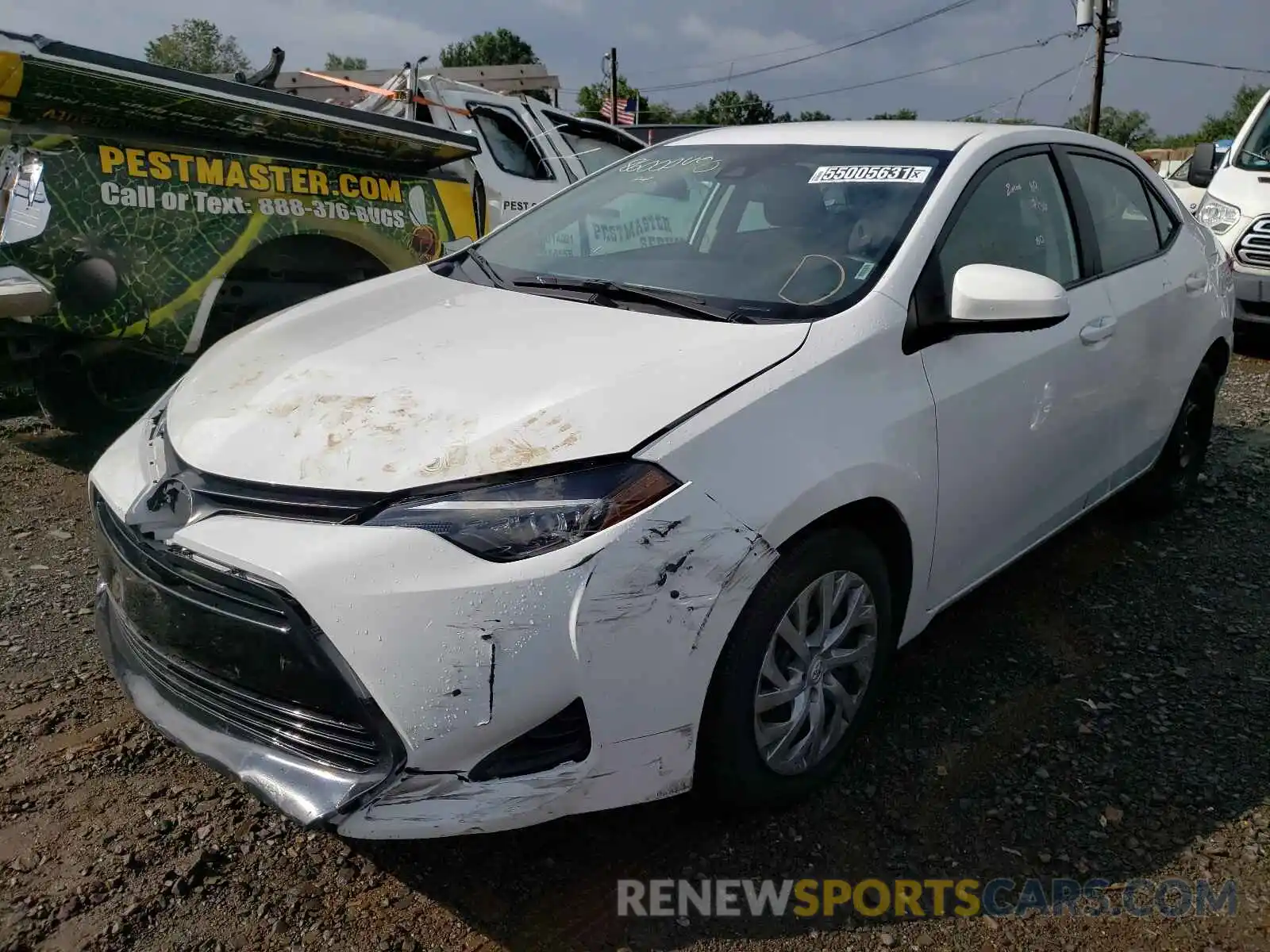 2 Photograph of a damaged car 5YFBURHEXKP910510 TOYOTA COROLLA 2019