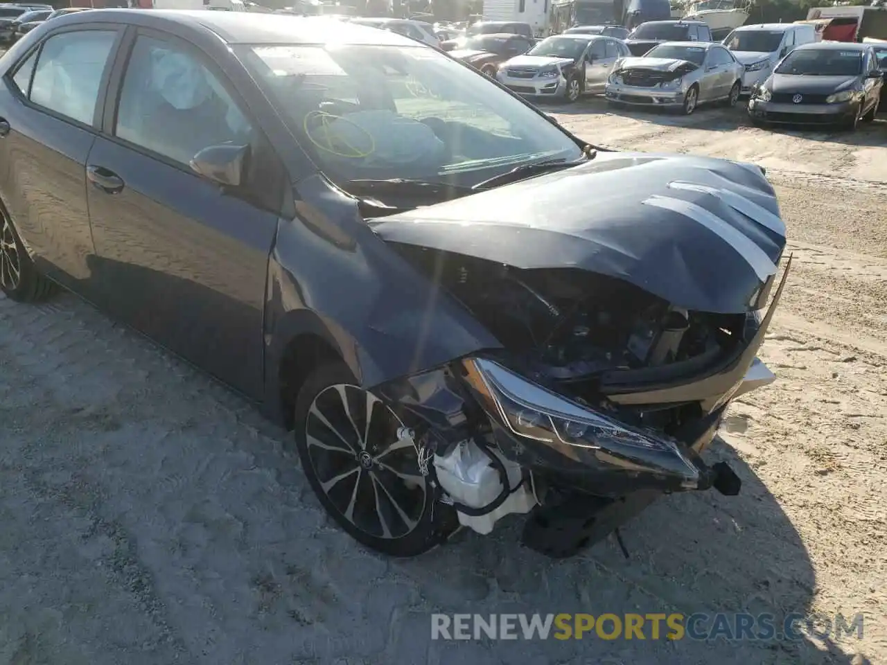 9 Photograph of a damaged car 5YFBURHEXKP910779 TOYOTA COROLLA 2019