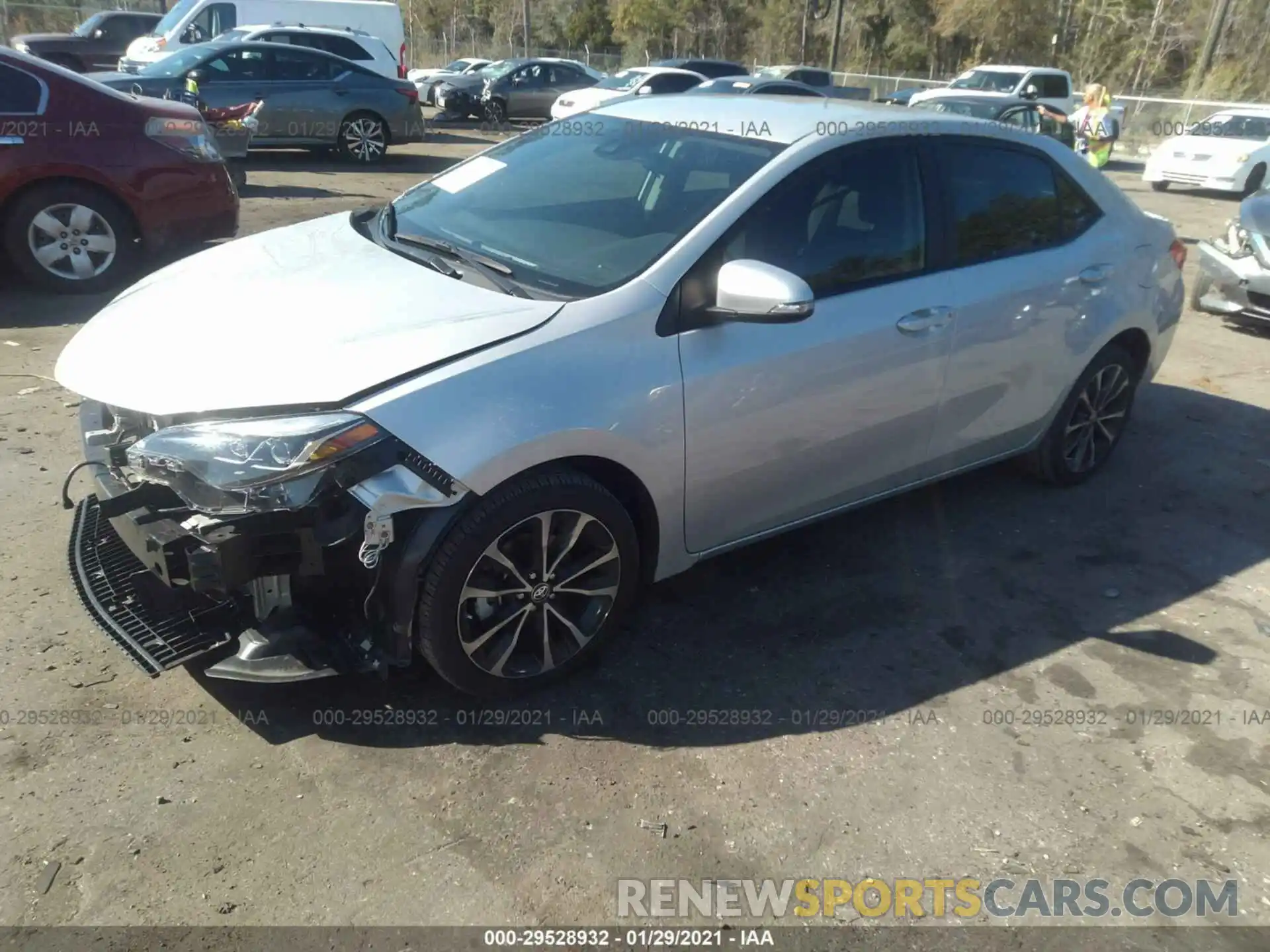 2 Photograph of a damaged car 5YFBURHEXKP911379 TOYOTA COROLLA 2019