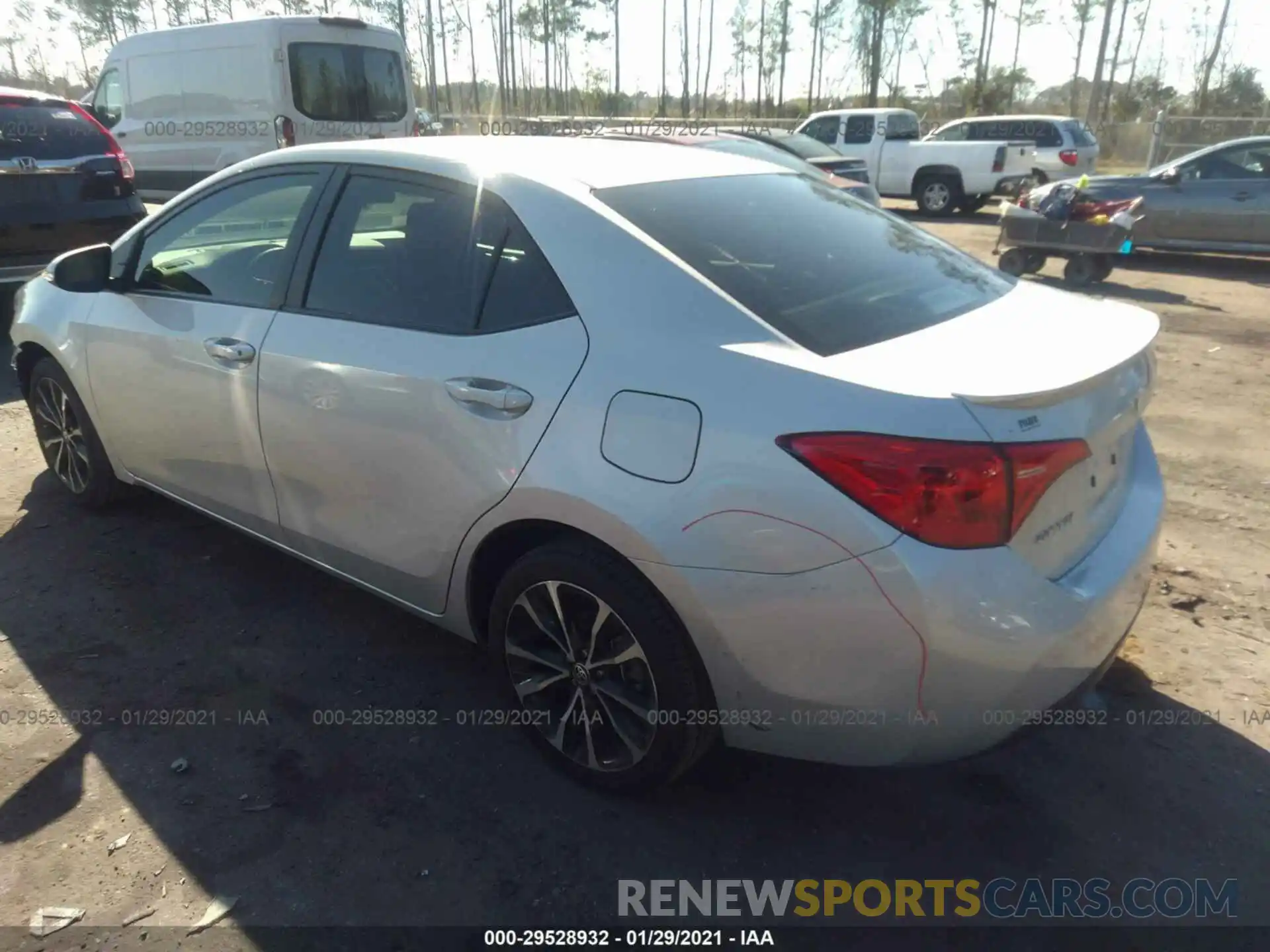 3 Photograph of a damaged car 5YFBURHEXKP911379 TOYOTA COROLLA 2019