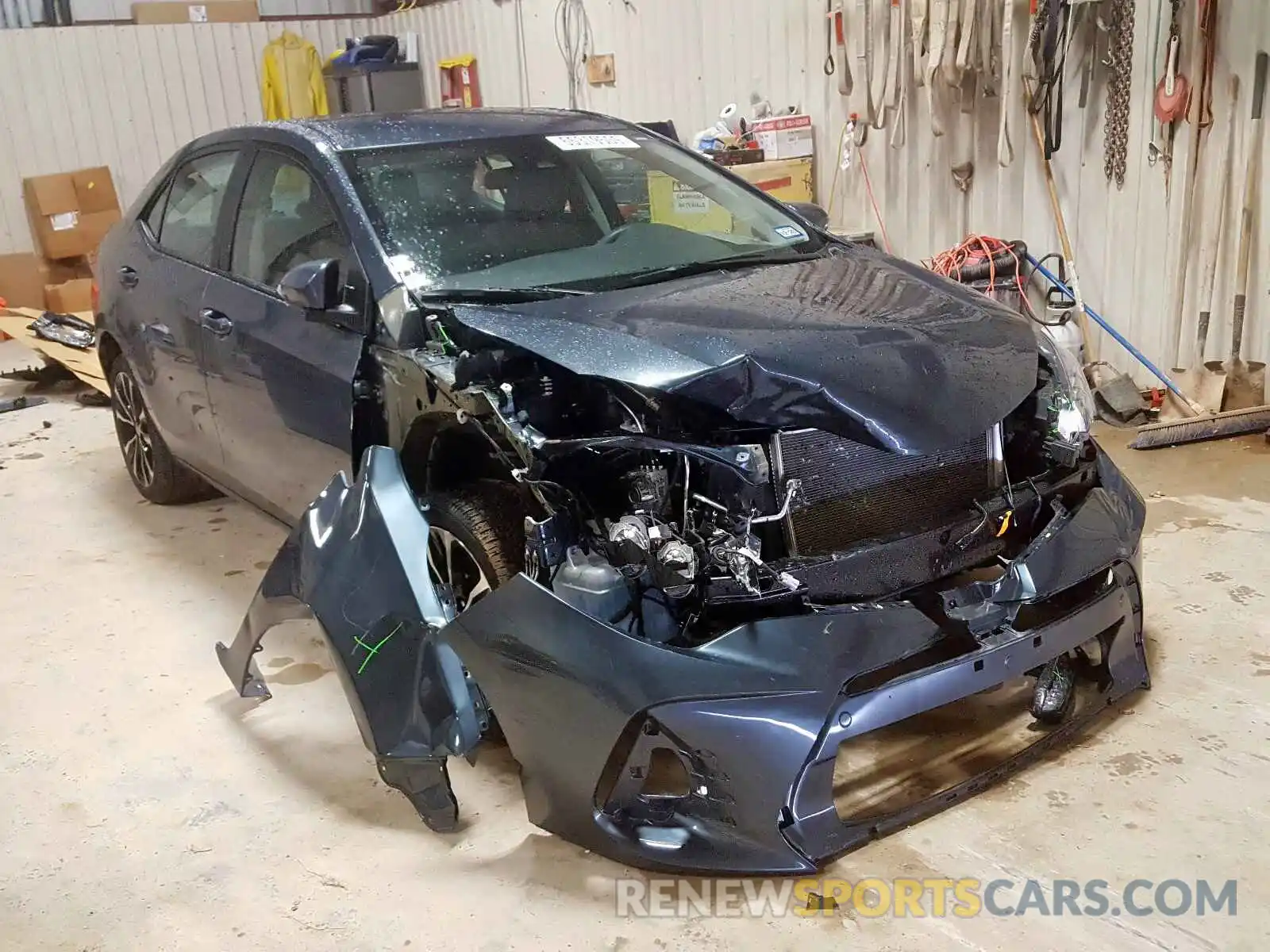 1 Photograph of a damaged car 5YFBURHEXKP911611 TOYOTA COROLLA 2019