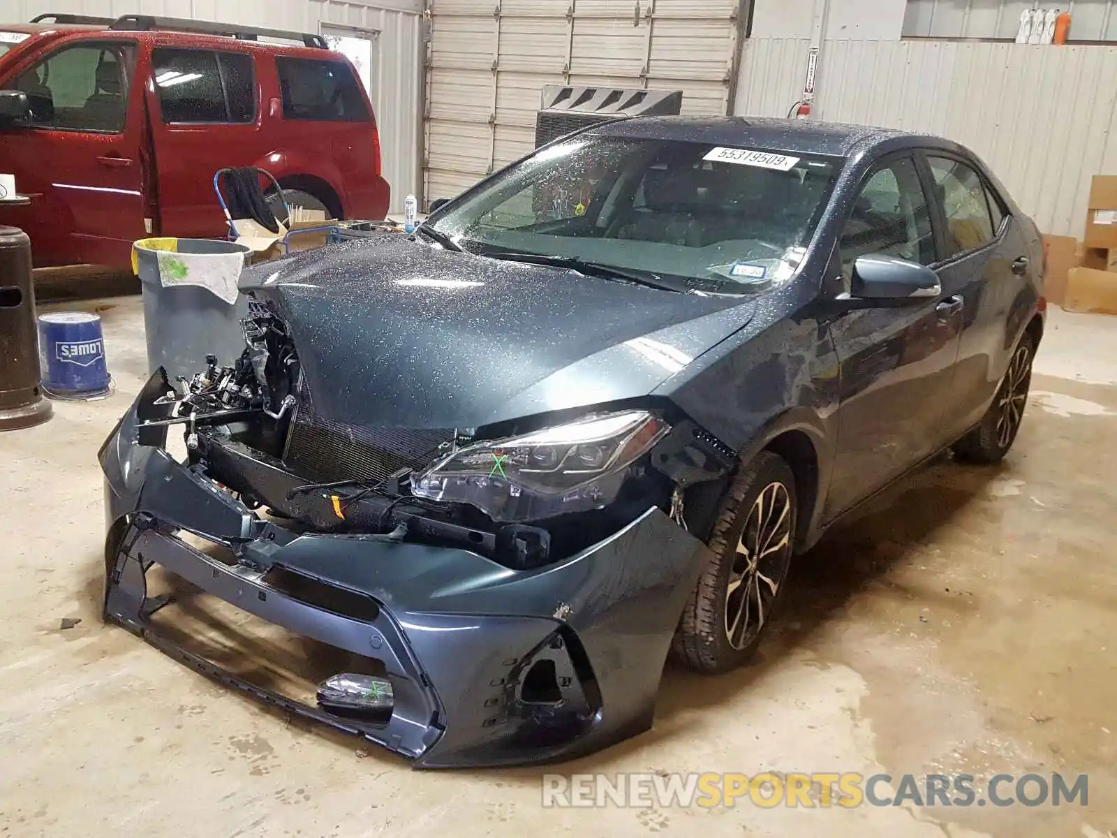 2 Photograph of a damaged car 5YFBURHEXKP911611 TOYOTA COROLLA 2019