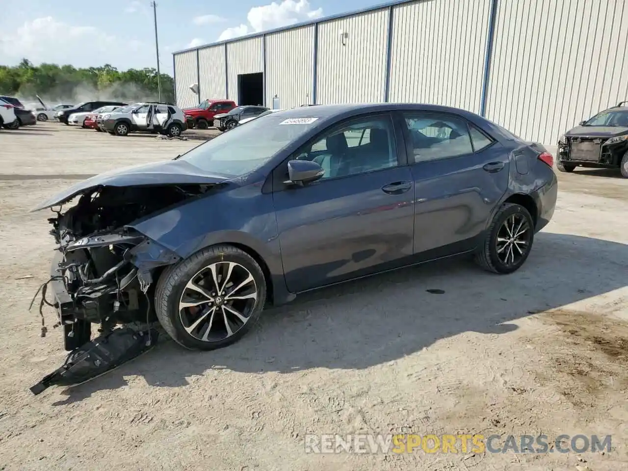 1 Photograph of a damaged car 5YFBURHEXKP911754 TOYOTA COROLLA 2019