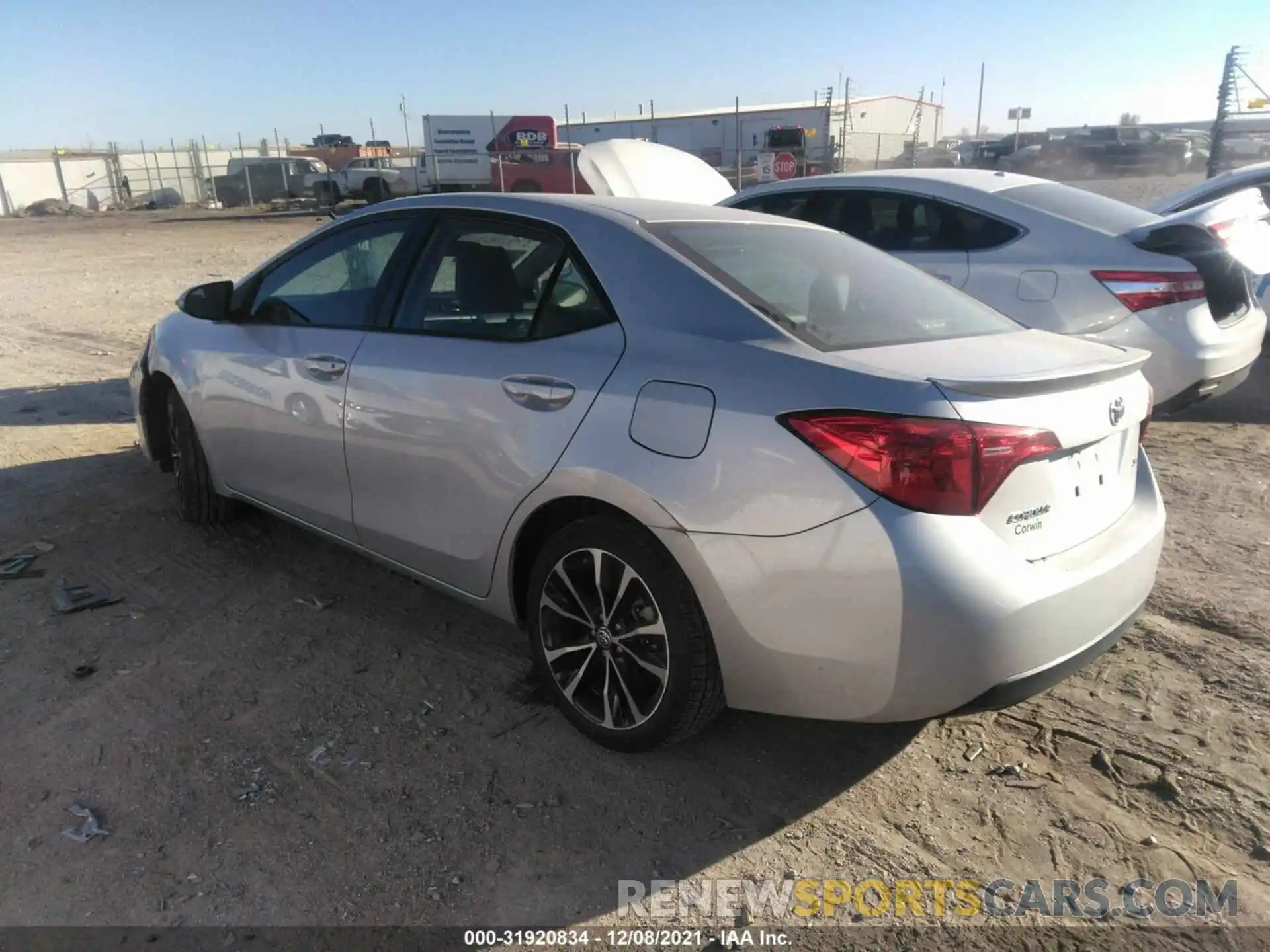 3 Photograph of a damaged car 5YFBURHEXKP913147 TOYOTA COROLLA 2019