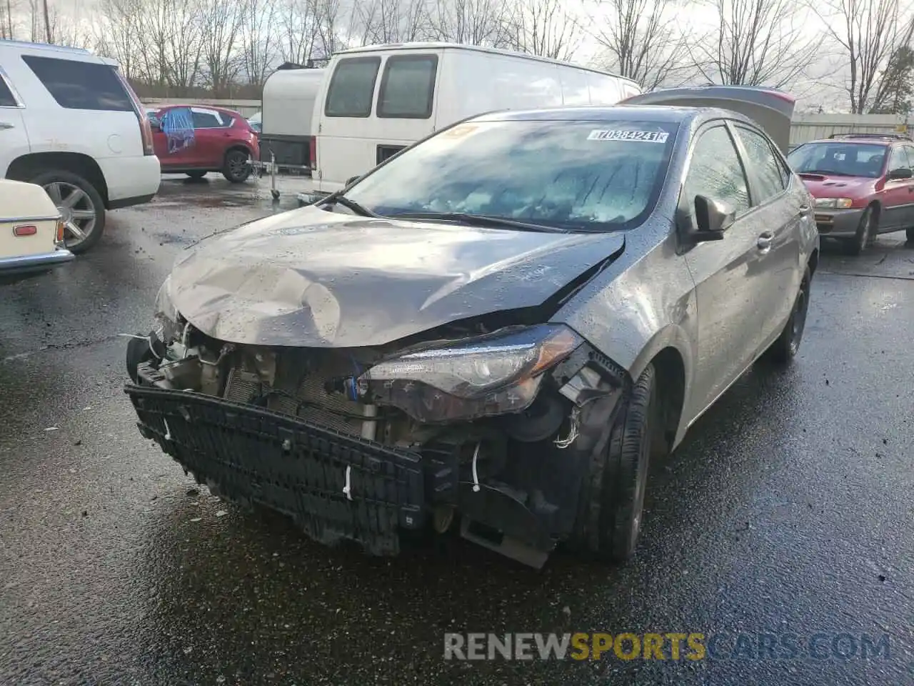 2 Photograph of a damaged car 5YFBURHEXKP913262 TOYOTA COROLLA 2019