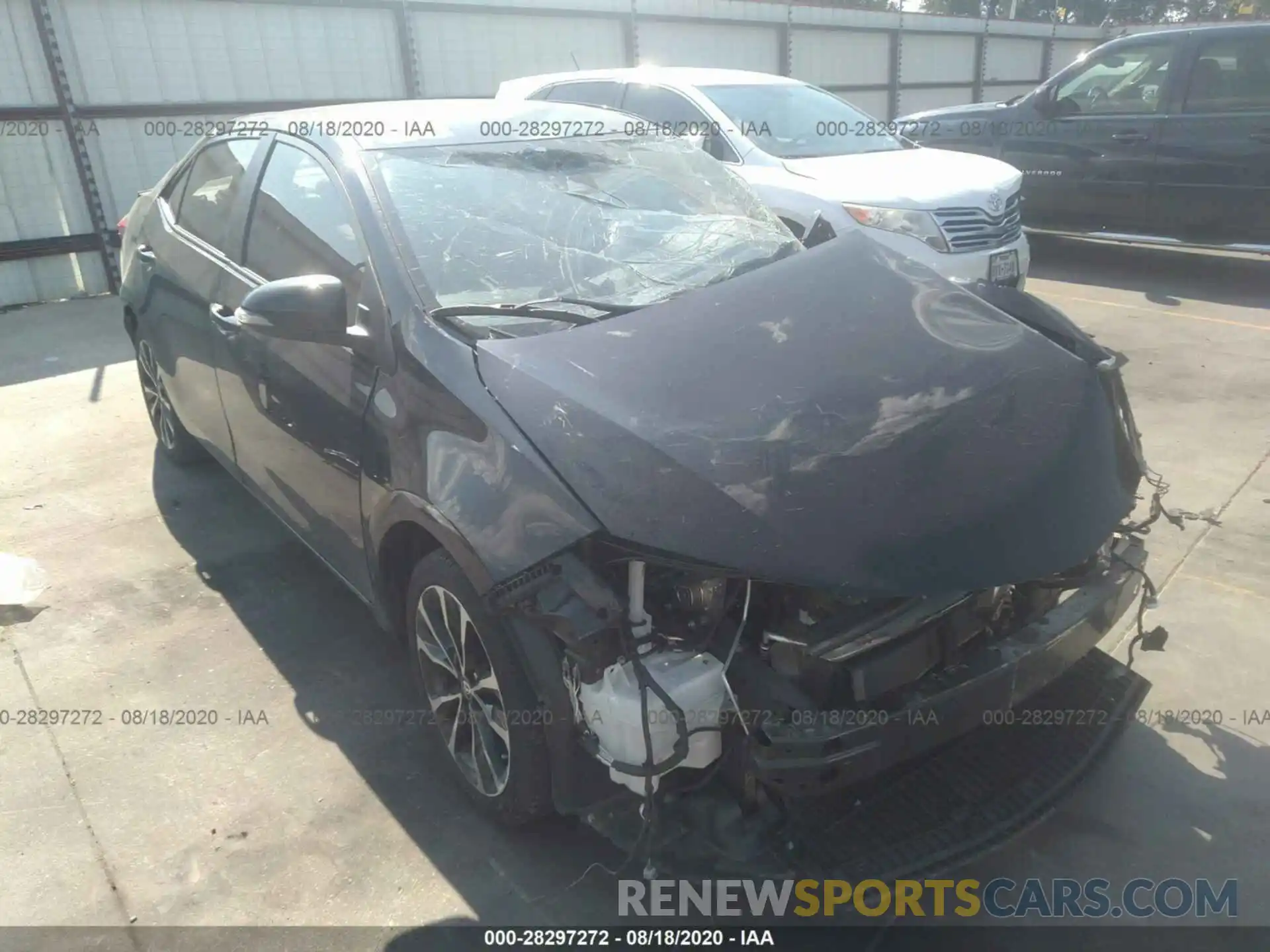 1 Photograph of a damaged car 5YFBURHEXKP913326 TOYOTA COROLLA 2019