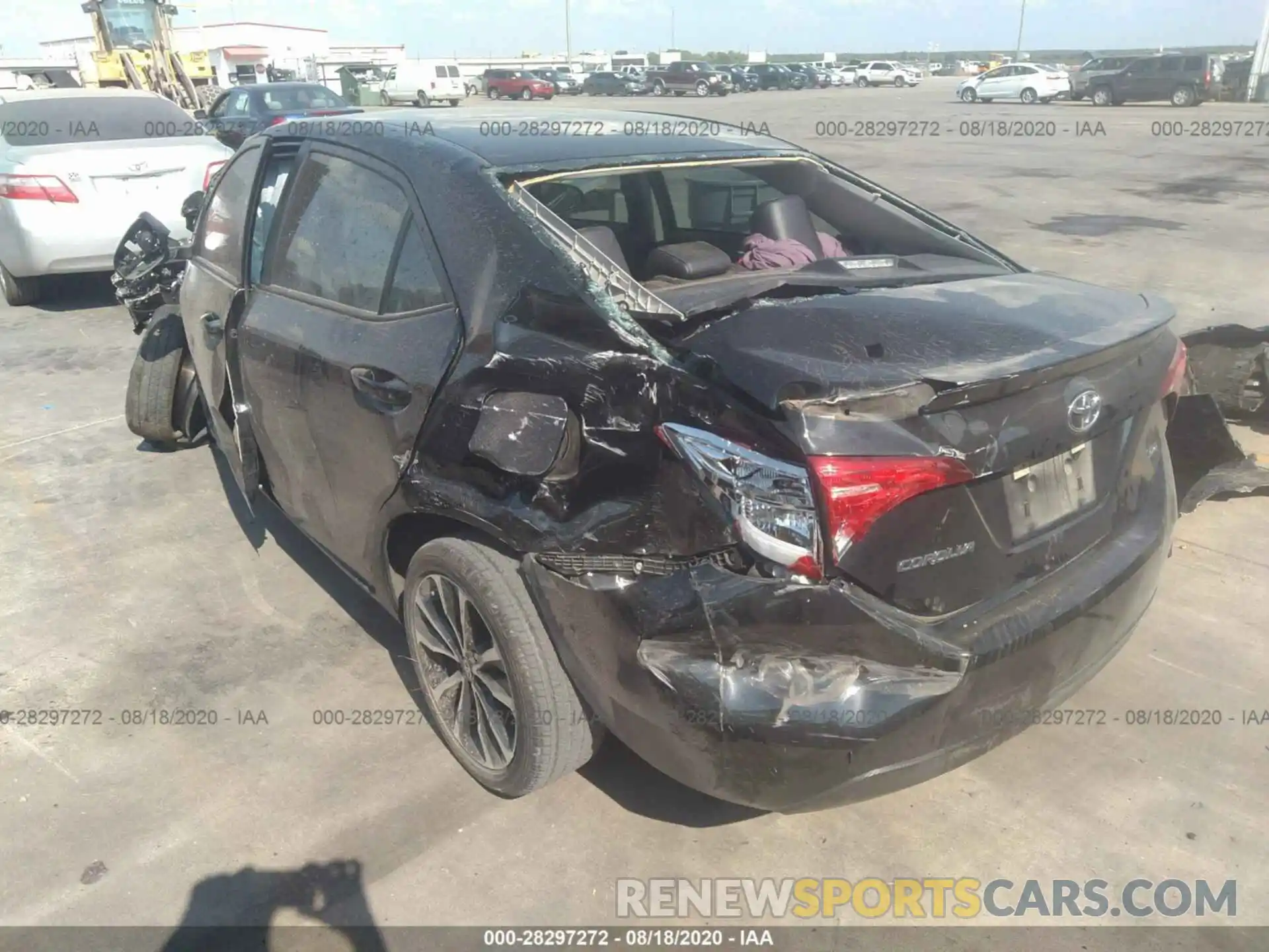 3 Photograph of a damaged car 5YFBURHEXKP913326 TOYOTA COROLLA 2019