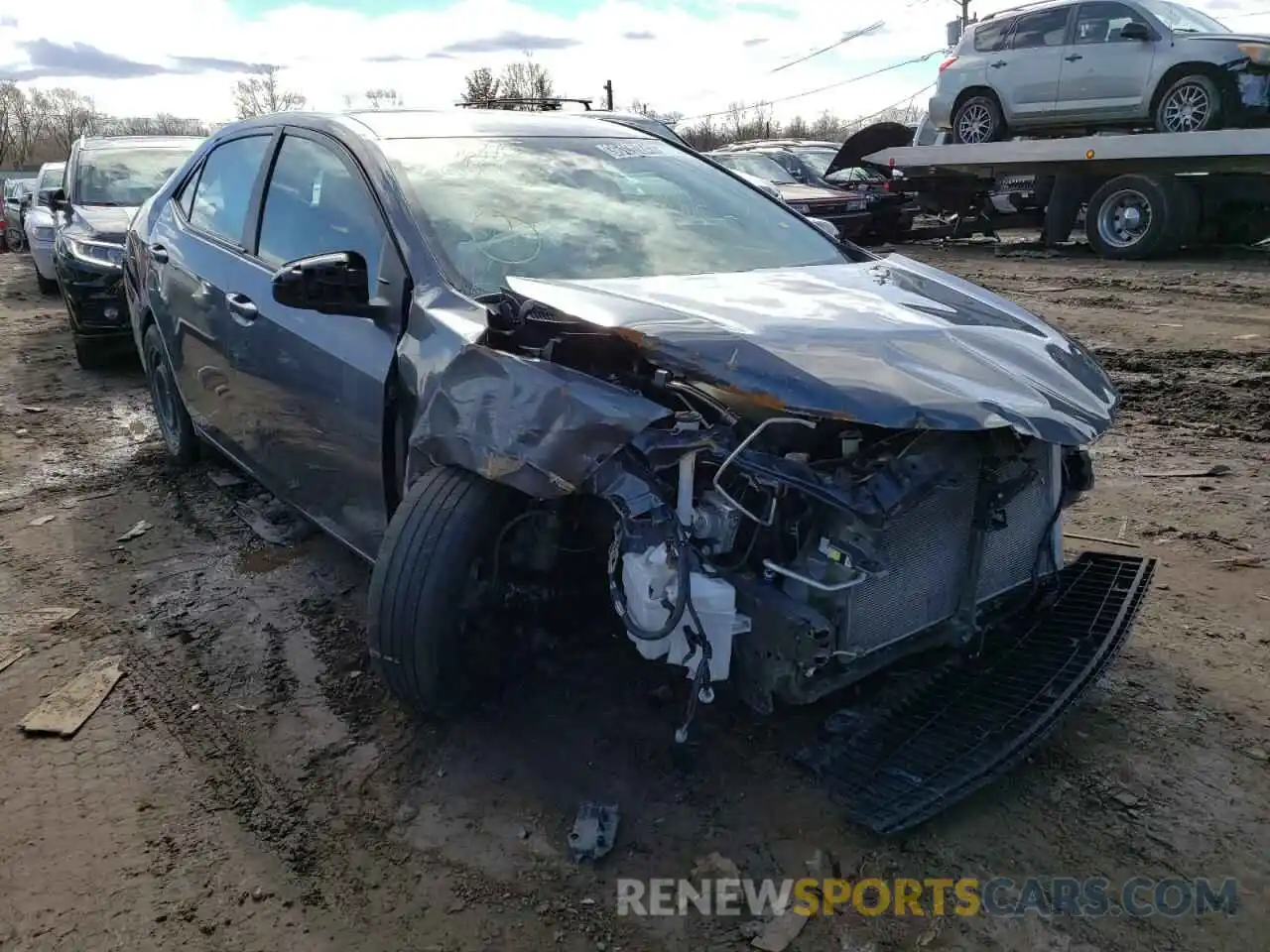 1 Photograph of a damaged car 5YFBURHEXKP913410 TOYOTA COROLLA 2019