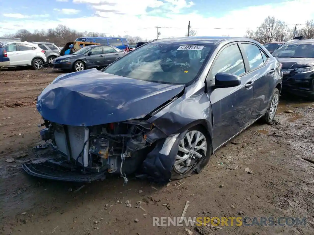 2 Photograph of a damaged car 5YFBURHEXKP913410 TOYOTA COROLLA 2019