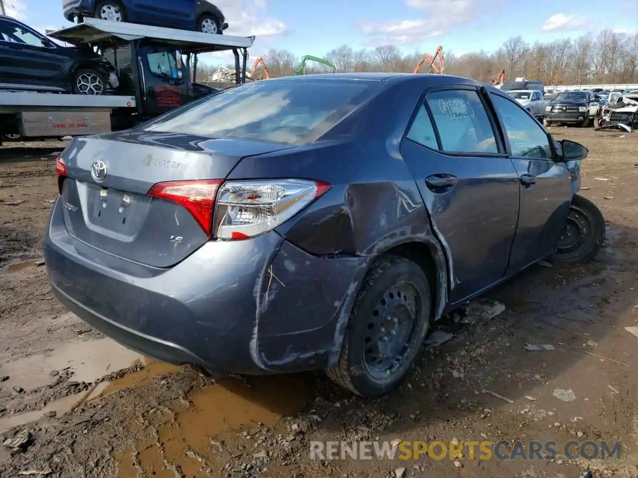 4 Photograph of a damaged car 5YFBURHEXKP913410 TOYOTA COROLLA 2019