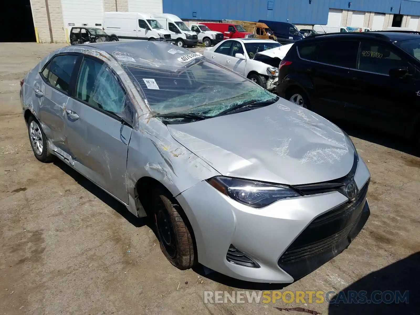 1 Photograph of a damaged car 5YFBURHEXKP914282 TOYOTA COROLLA 2019