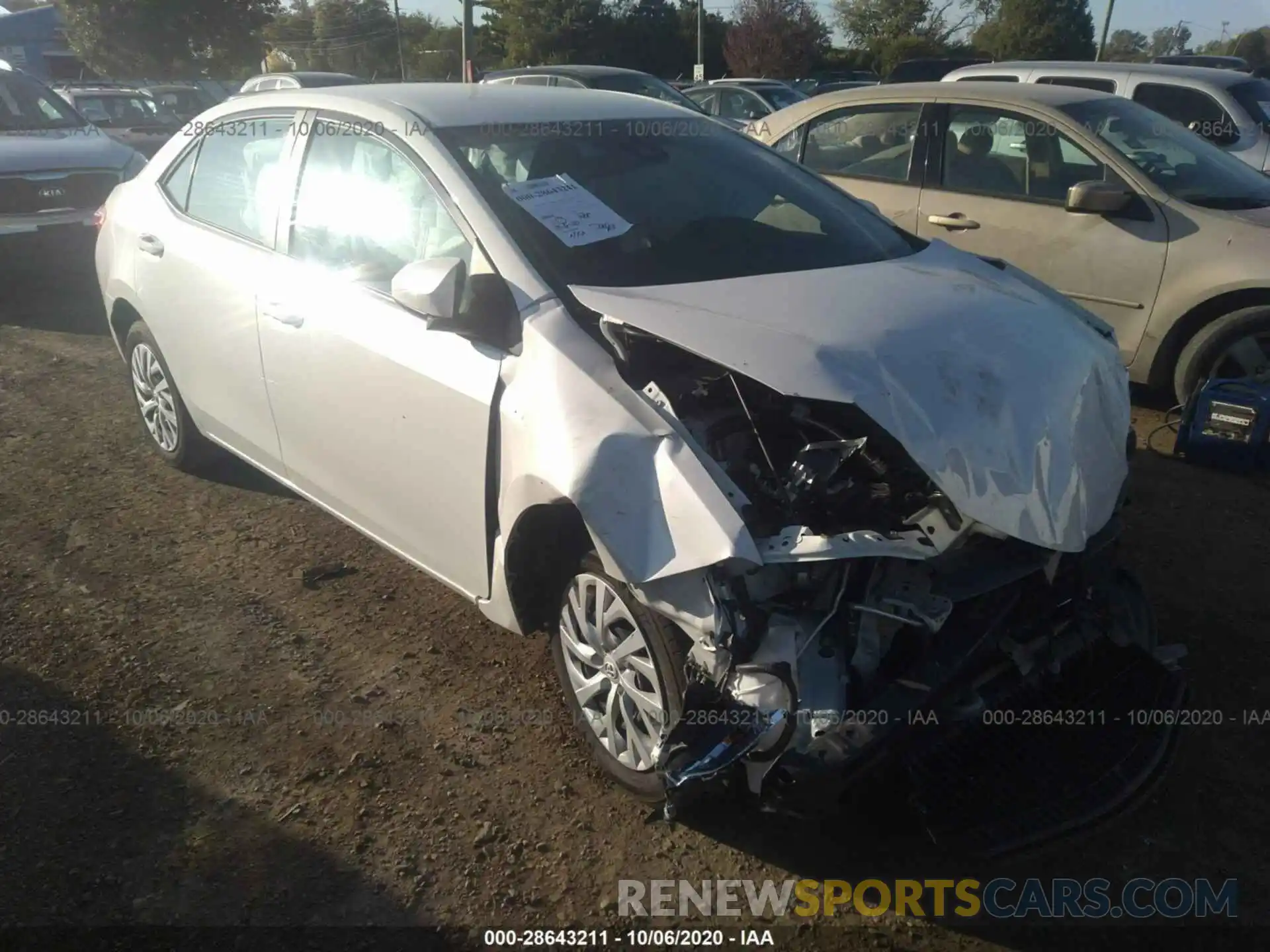 1 Photograph of a damaged car 5YFBURHEXKP914427 TOYOTA COROLLA 2019