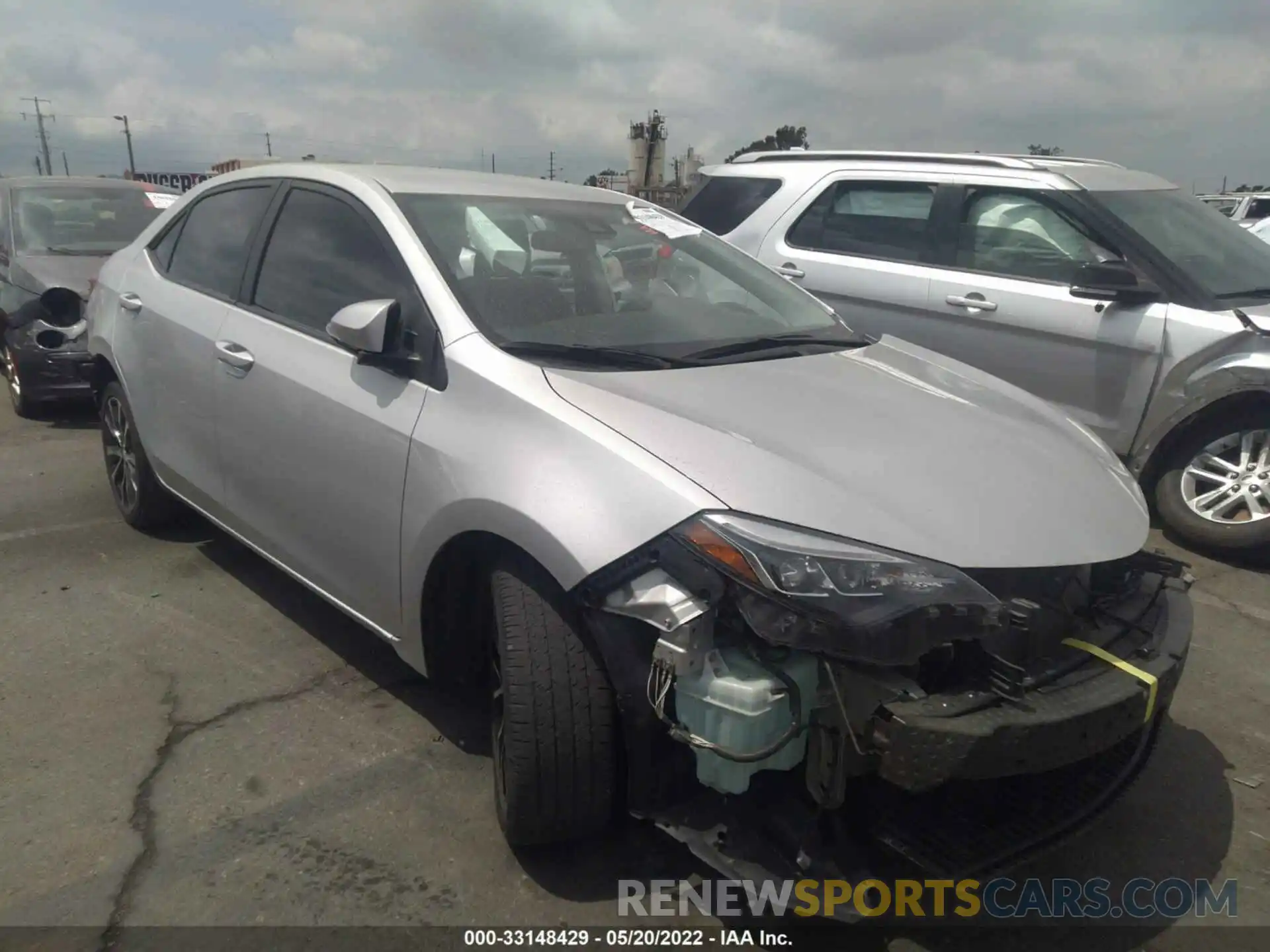 1 Photograph of a damaged car 5YFBURHEXKP915240 TOYOTA COROLLA 2019