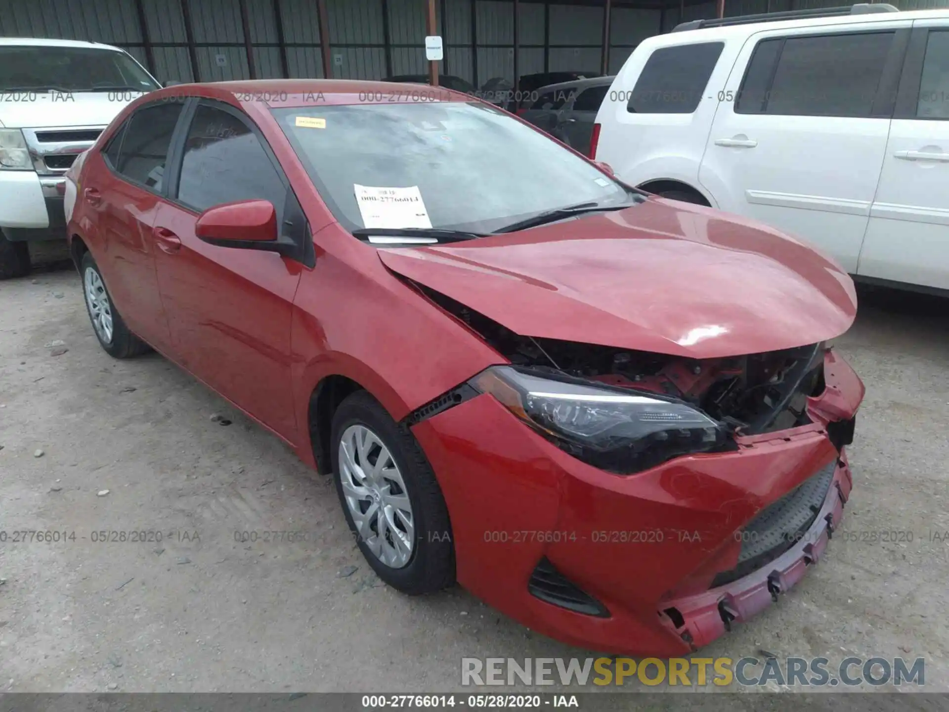 1 Photograph of a damaged car 5YFBURHEXKP915982 TOYOTA COROLLA 2019