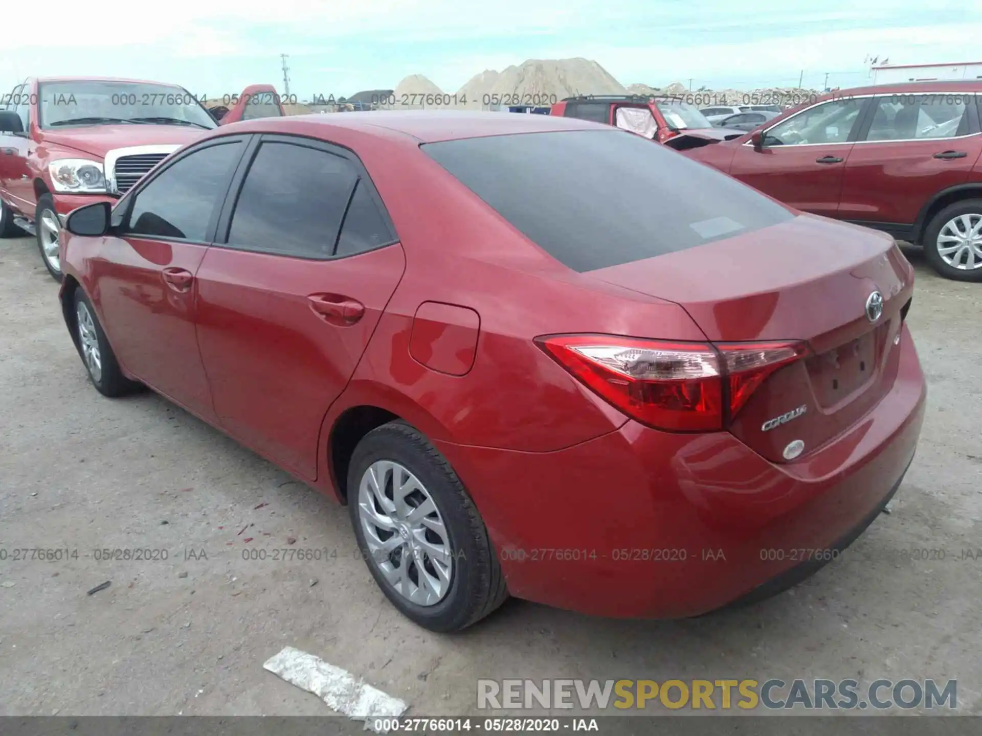 3 Photograph of a damaged car 5YFBURHEXKP915982 TOYOTA COROLLA 2019