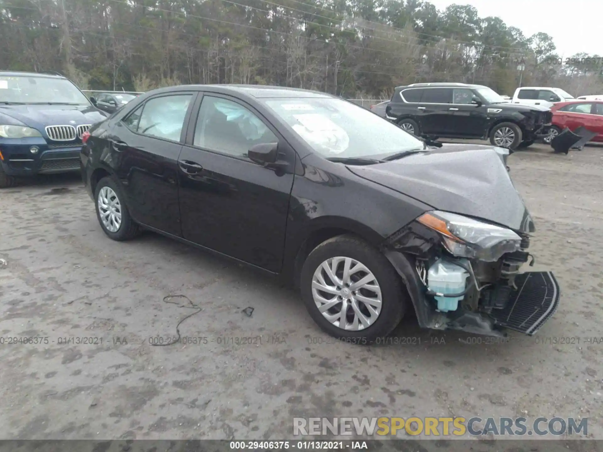 1 Photograph of a damaged car 5YFBURHEXKP916081 TOYOTA COROLLA 2019