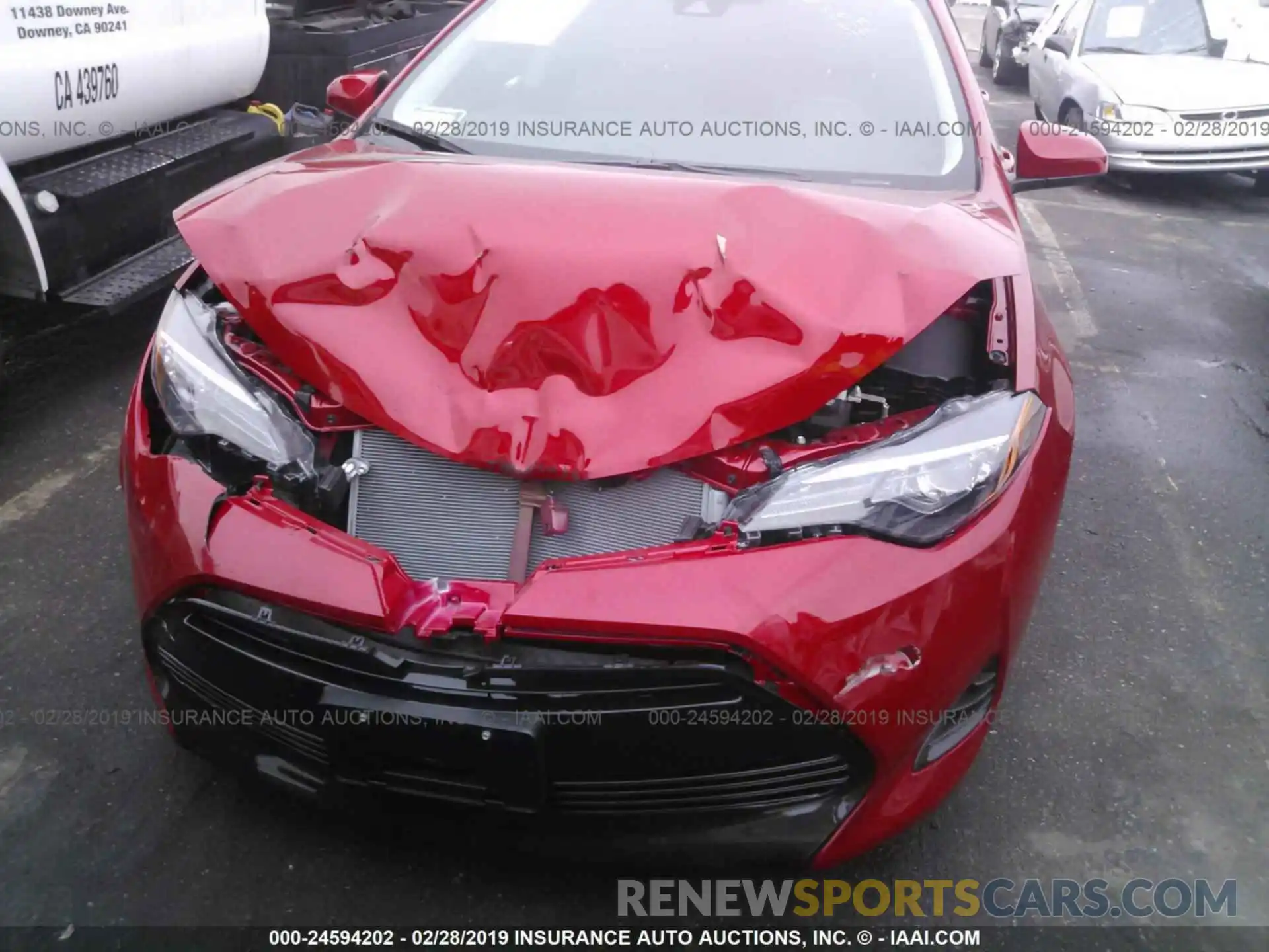 6 Photograph of a damaged car 5YFBURHEXKP916310 TOYOTA COROLLA 2019