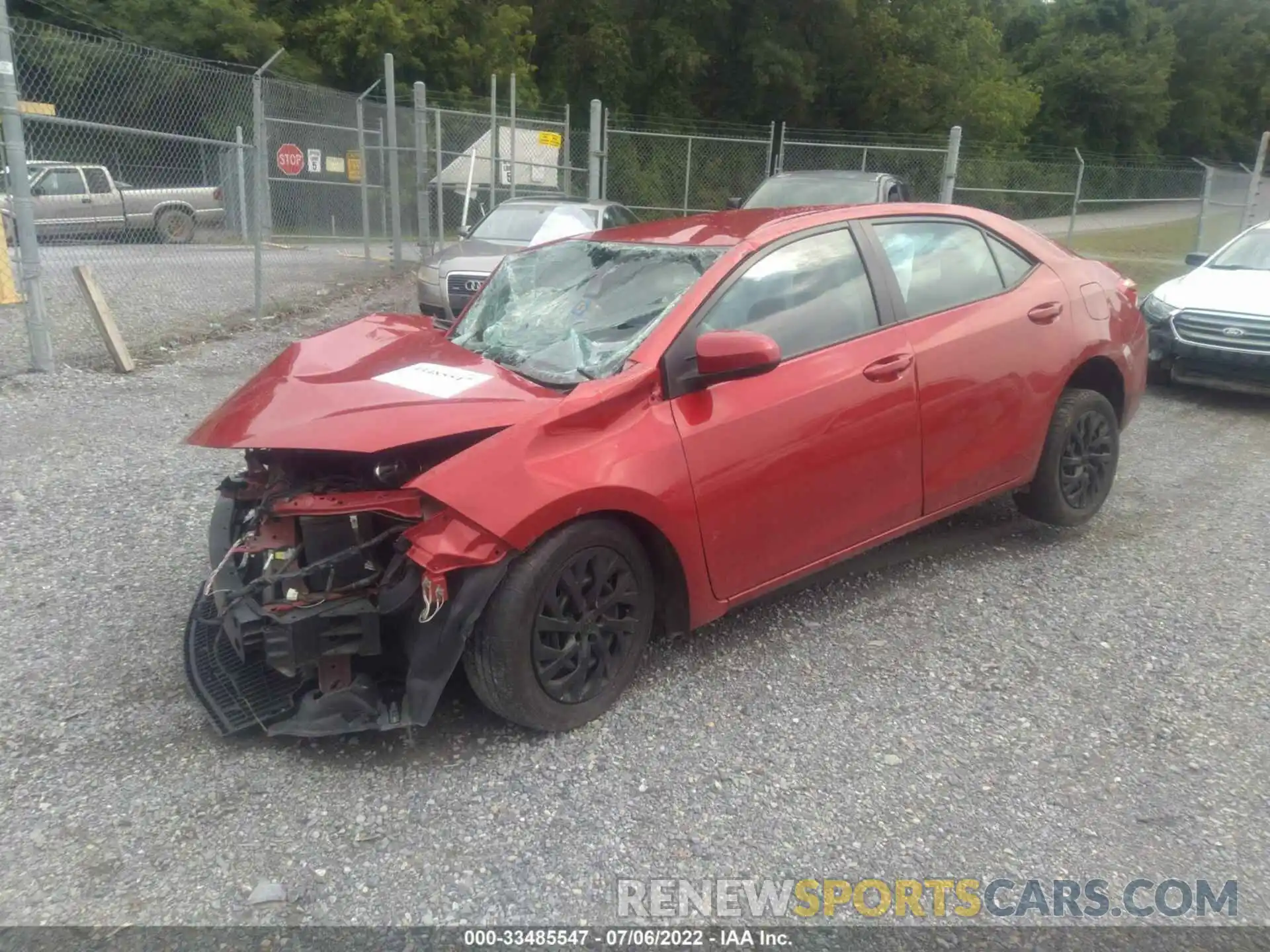 2 Photograph of a damaged car 5YFBURHEXKP916615 TOYOTA COROLLA 2019