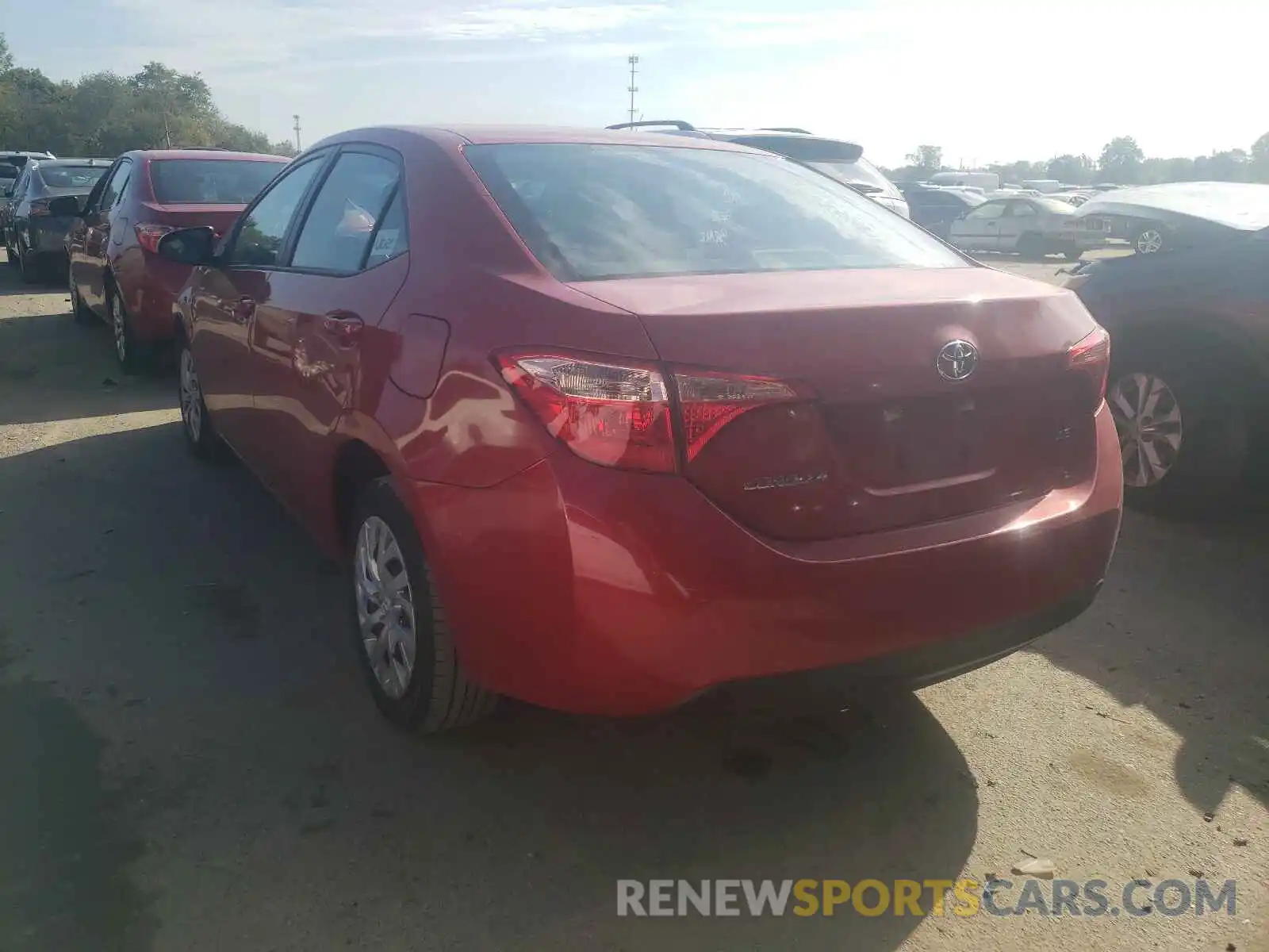 3 Photograph of a damaged car 5YFBURHEXKP917019 TOYOTA COROLLA 2019