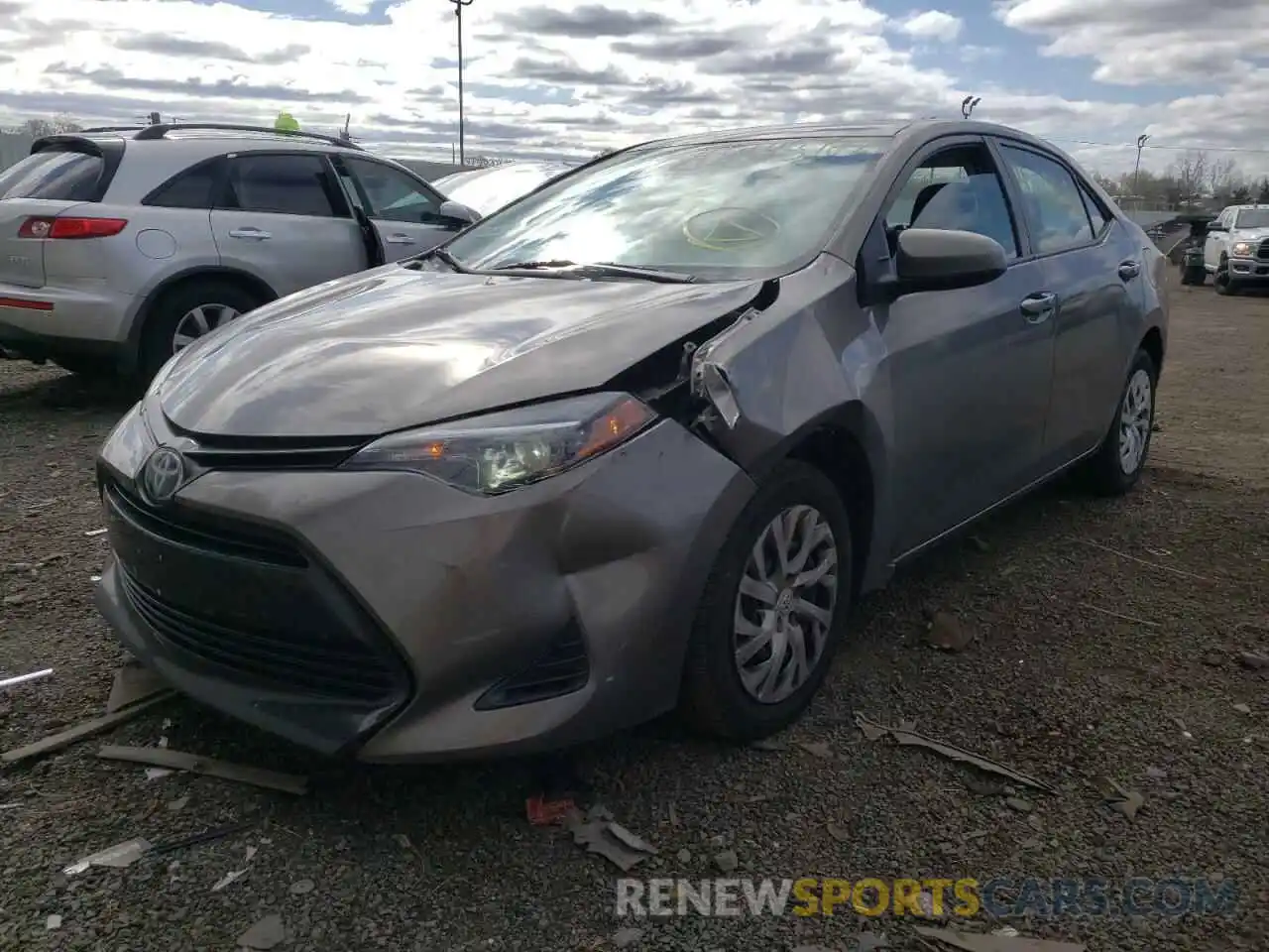 2 Photograph of a damaged car 5YFBURHEXKP917134 TOYOTA COROLLA 2019