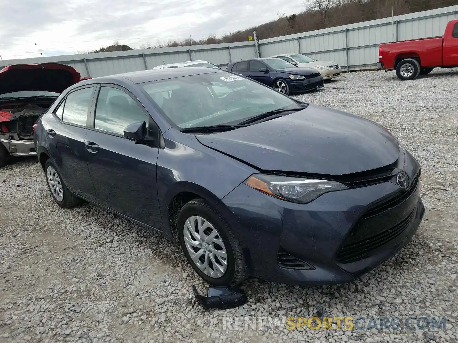 1 Photograph of a damaged car 5YFBURHEXKP917487 TOYOTA COROLLA 2019