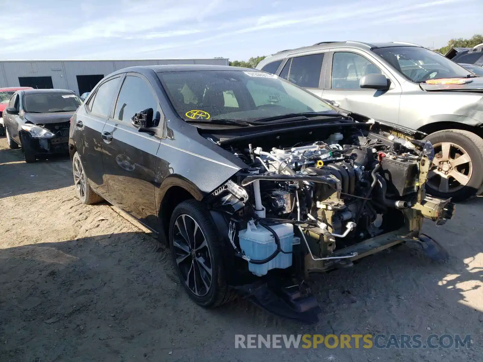 1 Photograph of a damaged car 5YFBURHEXKP917540 TOYOTA COROLLA 2019