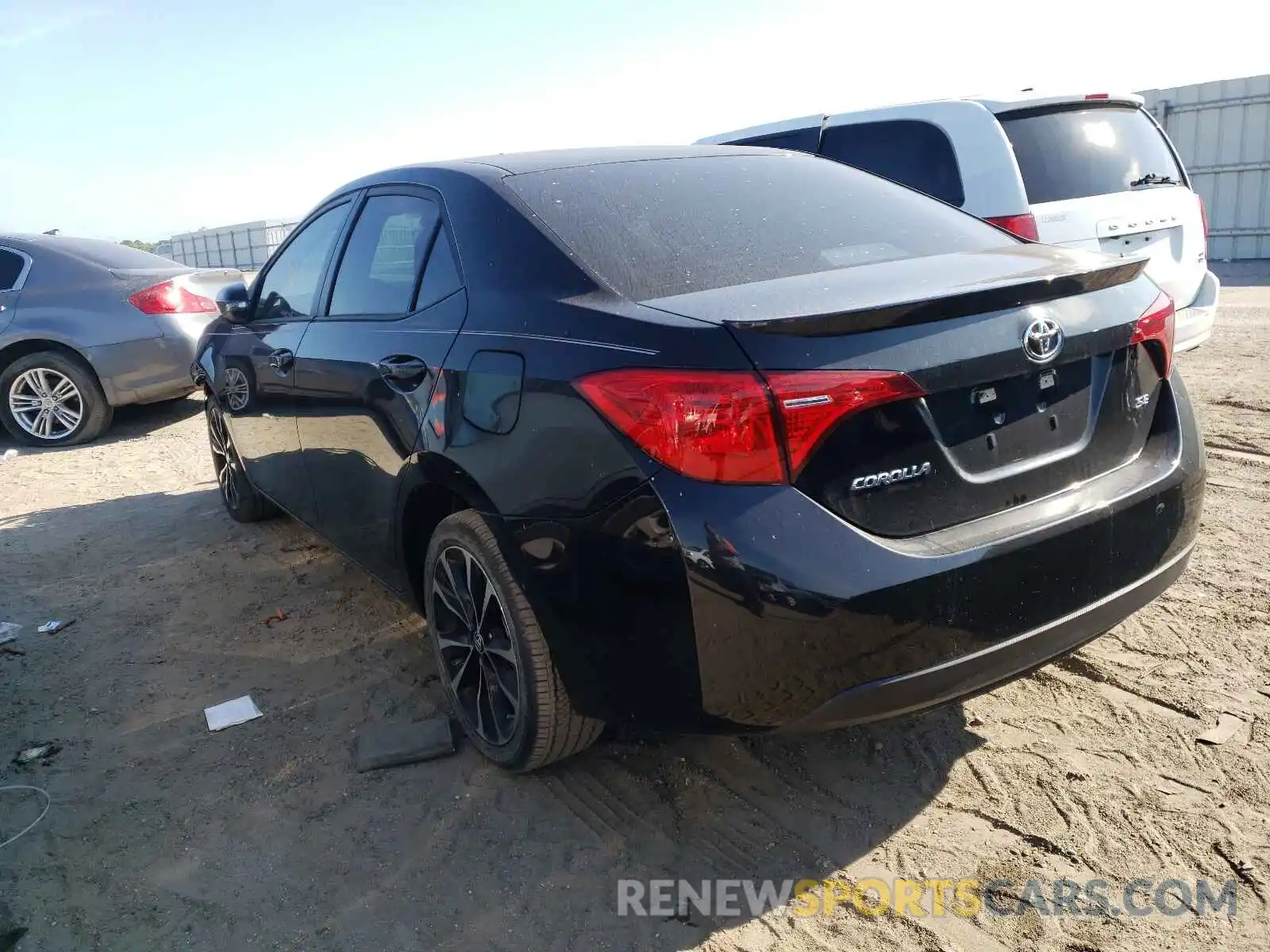 3 Photograph of a damaged car 5YFBURHEXKP917540 TOYOTA COROLLA 2019