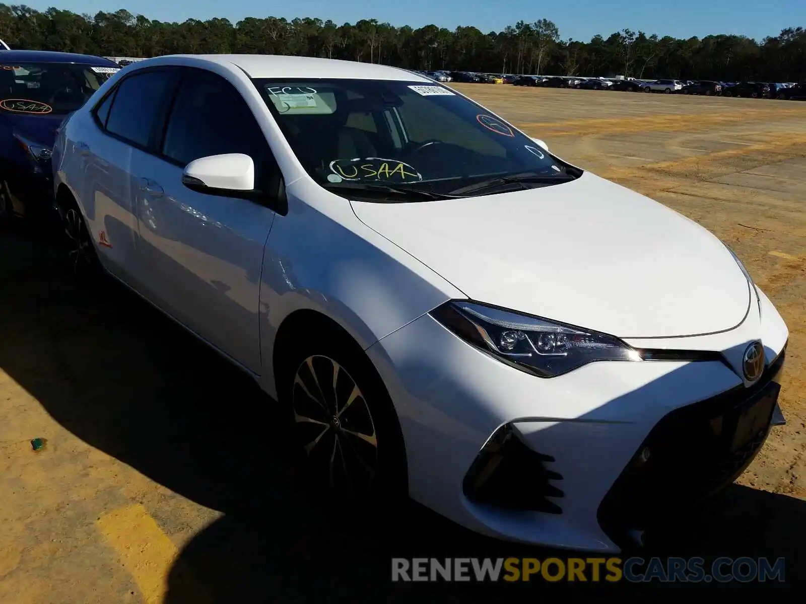 1 Photograph of a damaged car 5YFBURHEXKP918932 TOYOTA COROLLA 2019