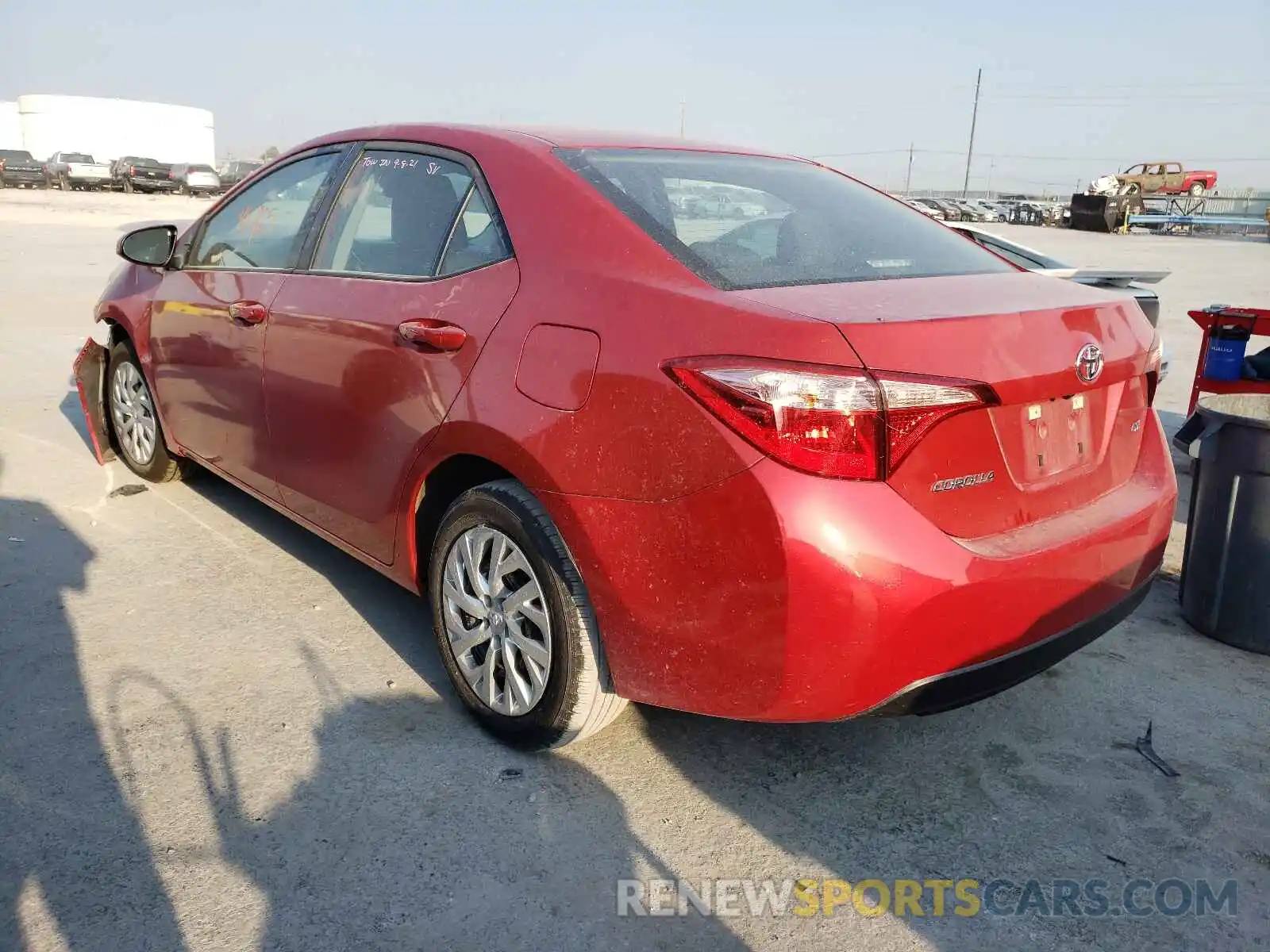 3 Photograph of a damaged car 5YFBURHEXKP919255 TOYOTA COROLLA 2019