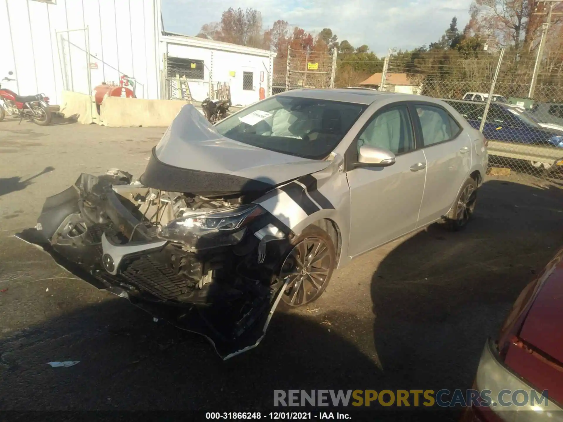 2 Photograph of a damaged car 5YFBURHEXKP919661 TOYOTA COROLLA 2019