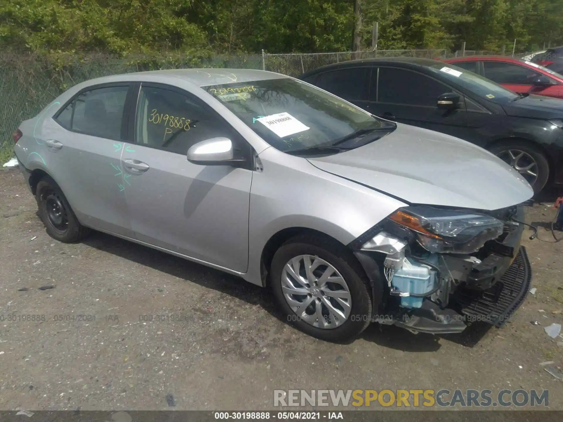 1 Photograph of a damaged car 5YFBURHEXKP919689 TOYOTA COROLLA 2019