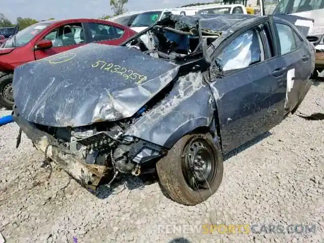 2 Photograph of a damaged car 5YFBURHEXKP920048 TOYOTA COROLLA 2019