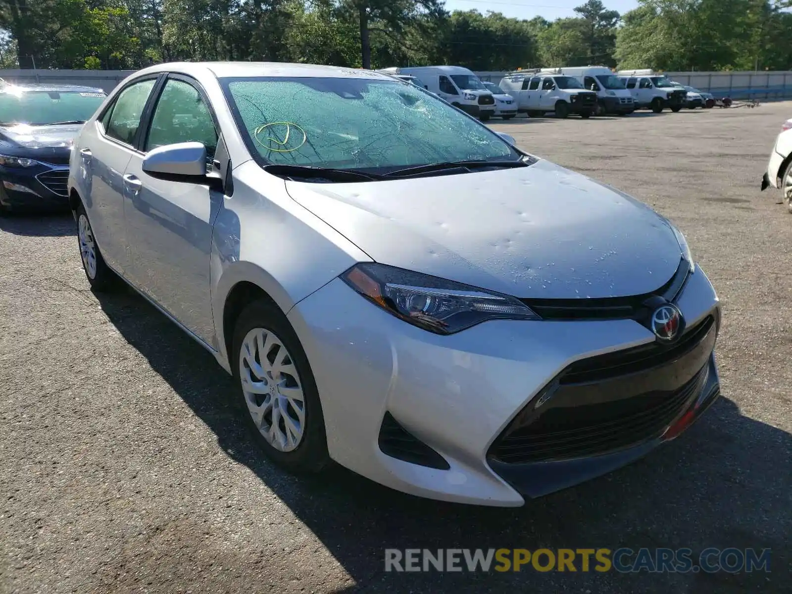 1 Photograph of a damaged car 5YFBURHEXKP920129 TOYOTA COROLLA 2019