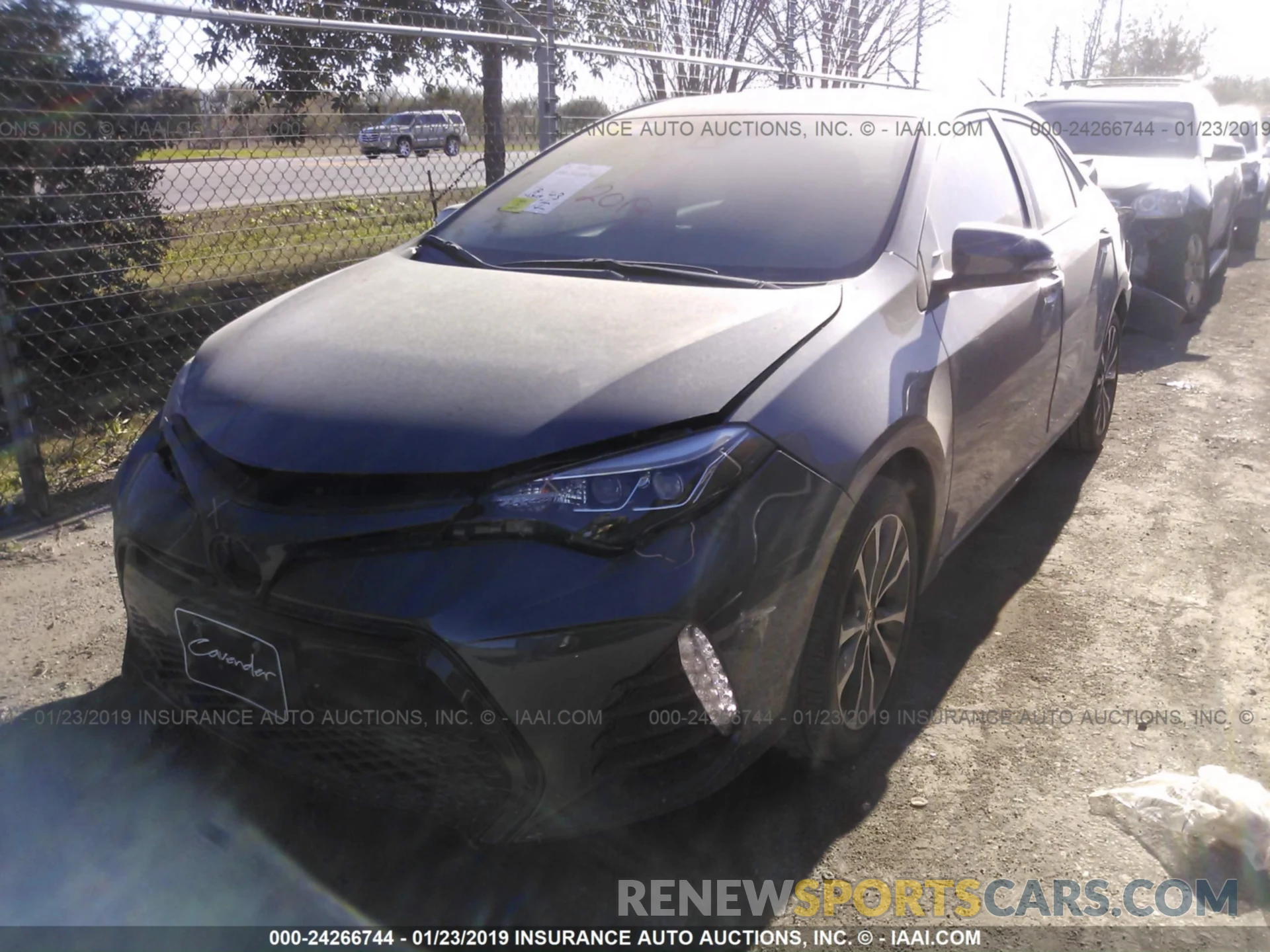 2 Photograph of a damaged car 5YFBURHEXKP920258 TOYOTA COROLLA 2019