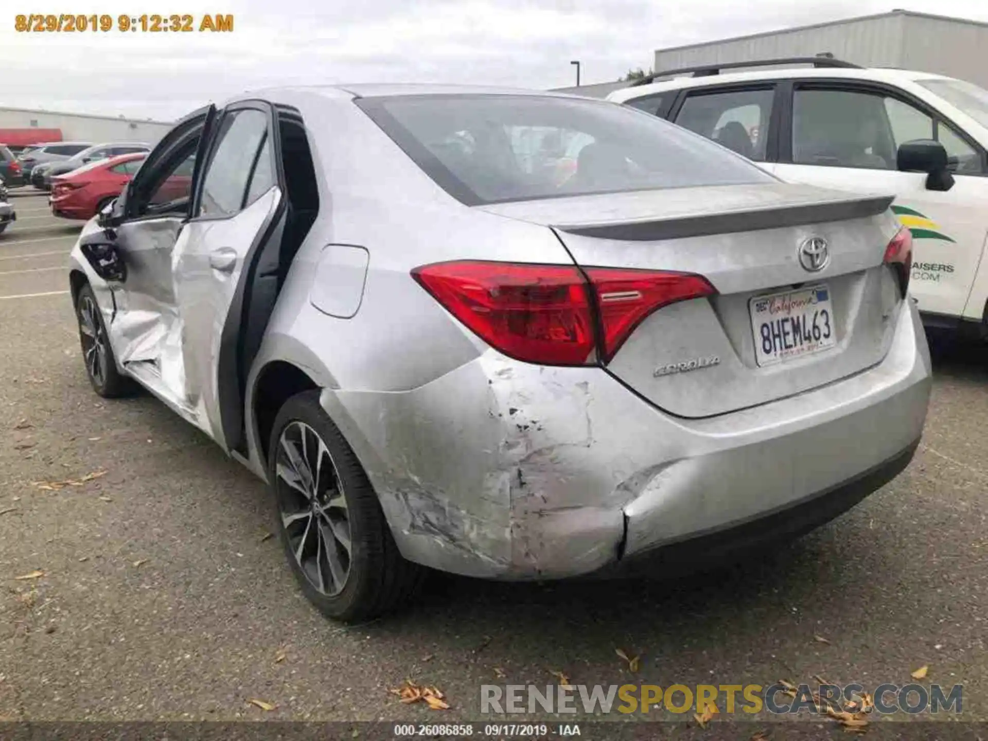 16 Photograph of a damaged car 5YFBURHEXKP920597 TOYOTA COROLLA 2019