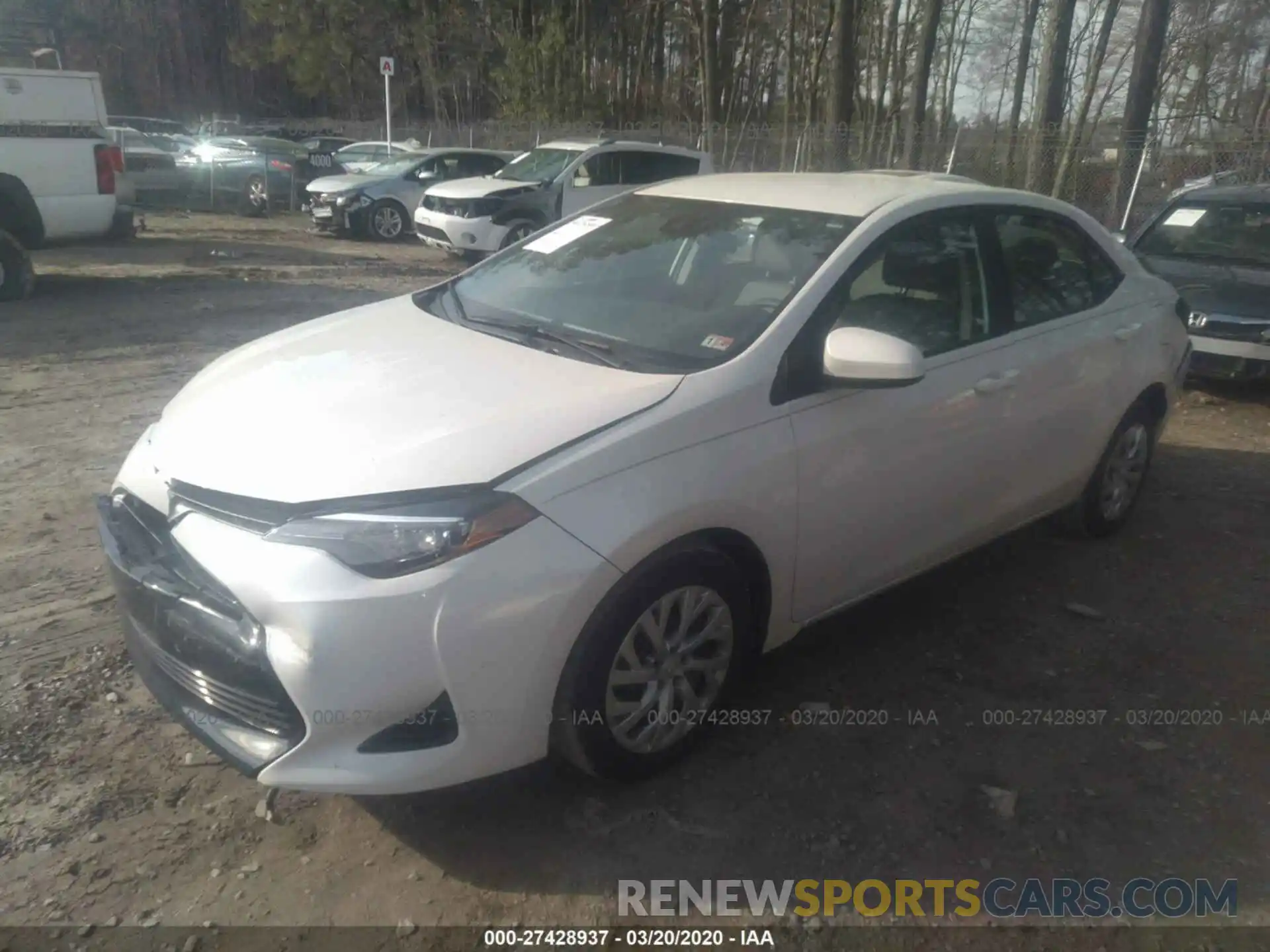 2 Photograph of a damaged car 5YFBURHEXKP920910 TOYOTA COROLLA 2019