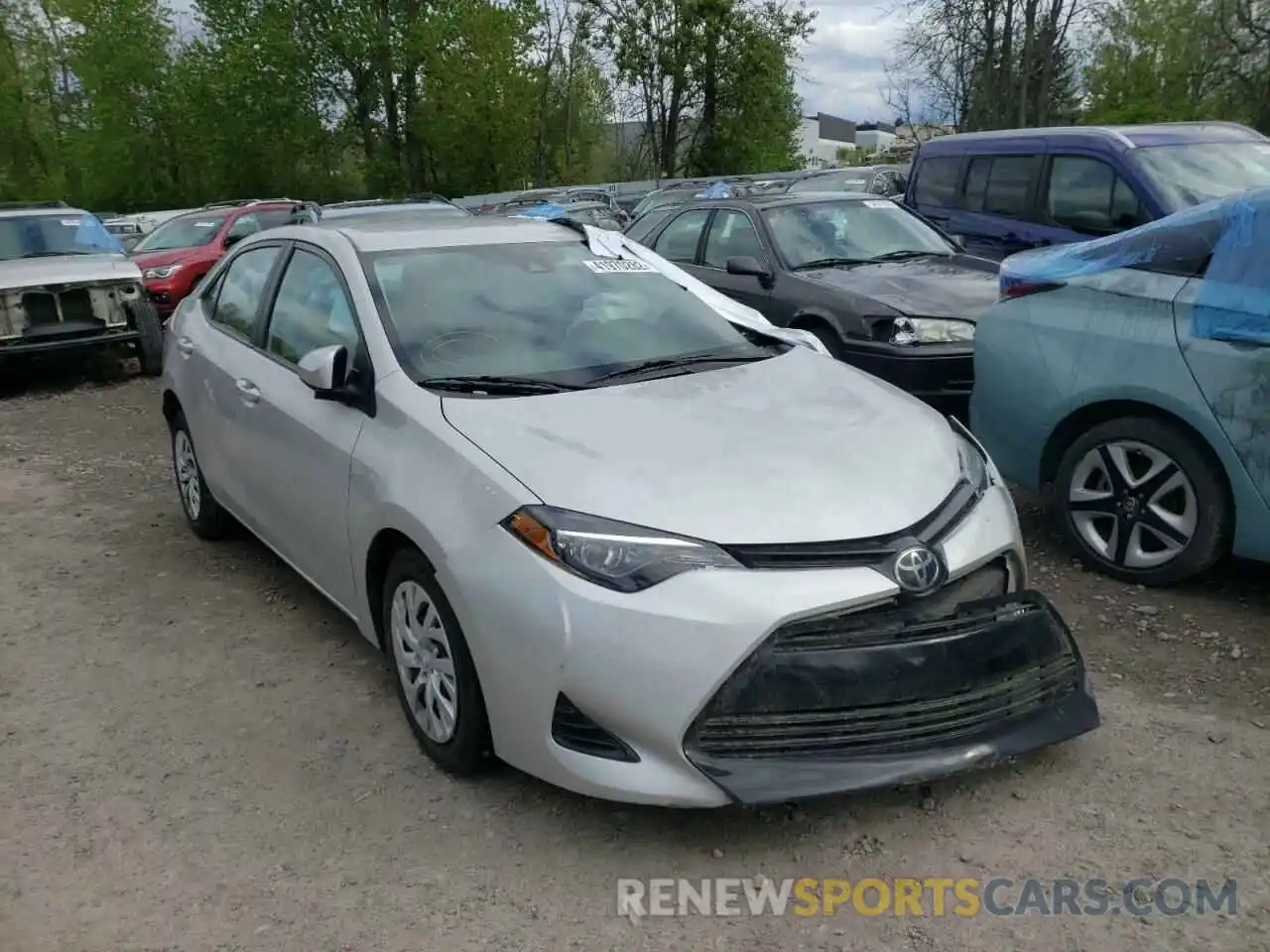 1 Photograph of a damaged car 5YFBURHEXKP921586 TOYOTA COROLLA 2019