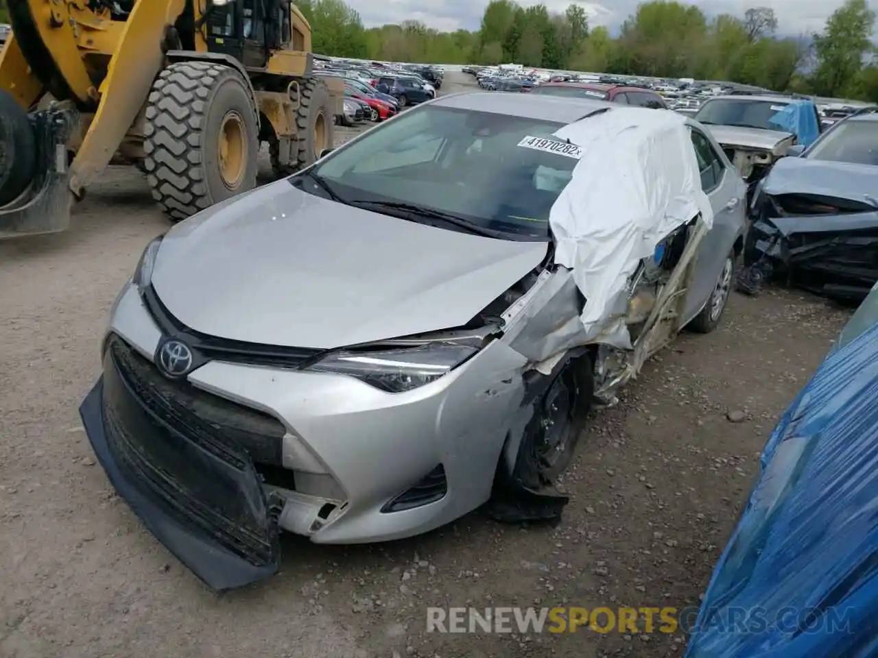 2 Photograph of a damaged car 5YFBURHEXKP921586 TOYOTA COROLLA 2019