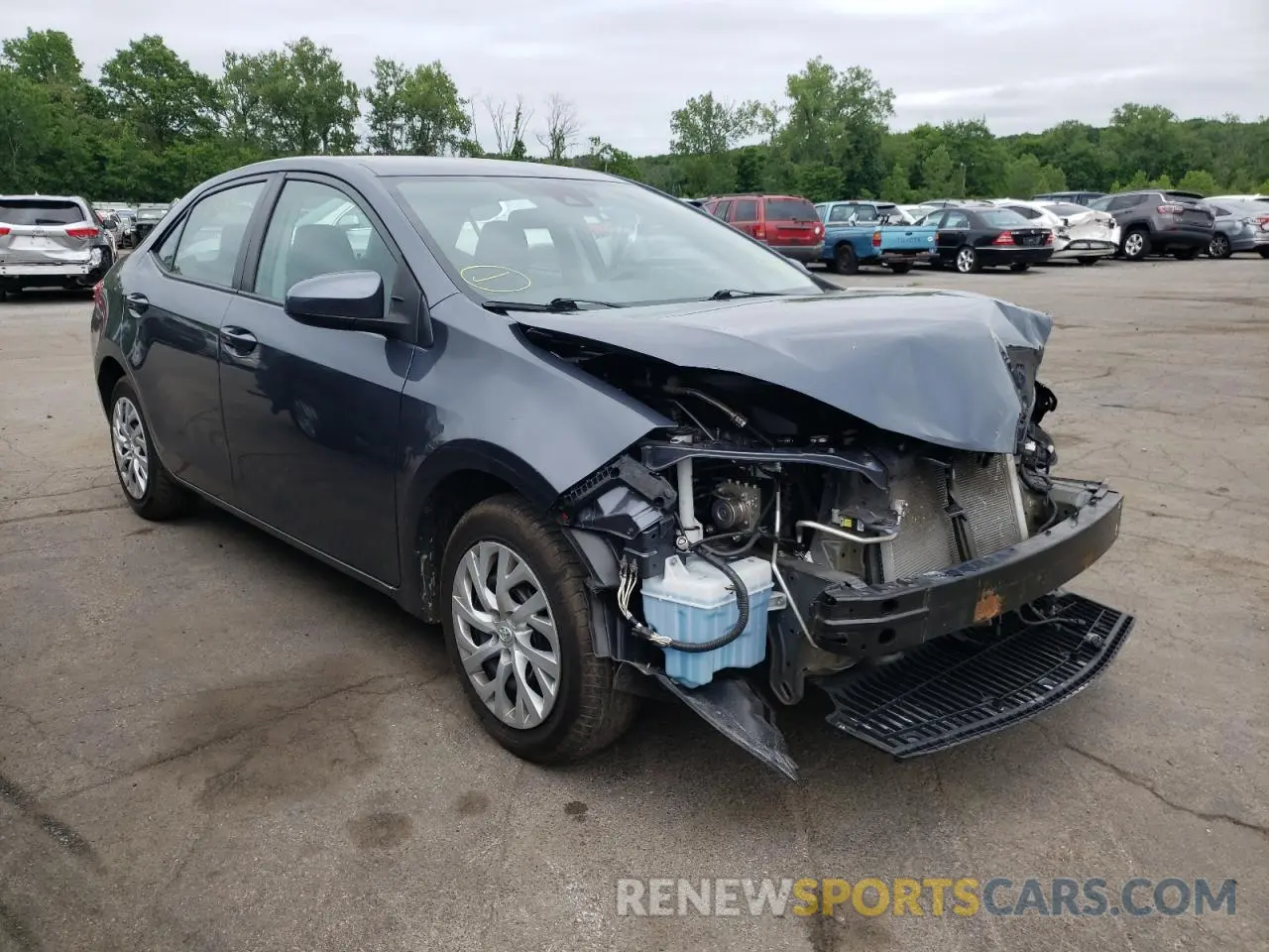 1 Photograph of a damaged car 5YFBURHEXKP921801 TOYOTA COROLLA 2019