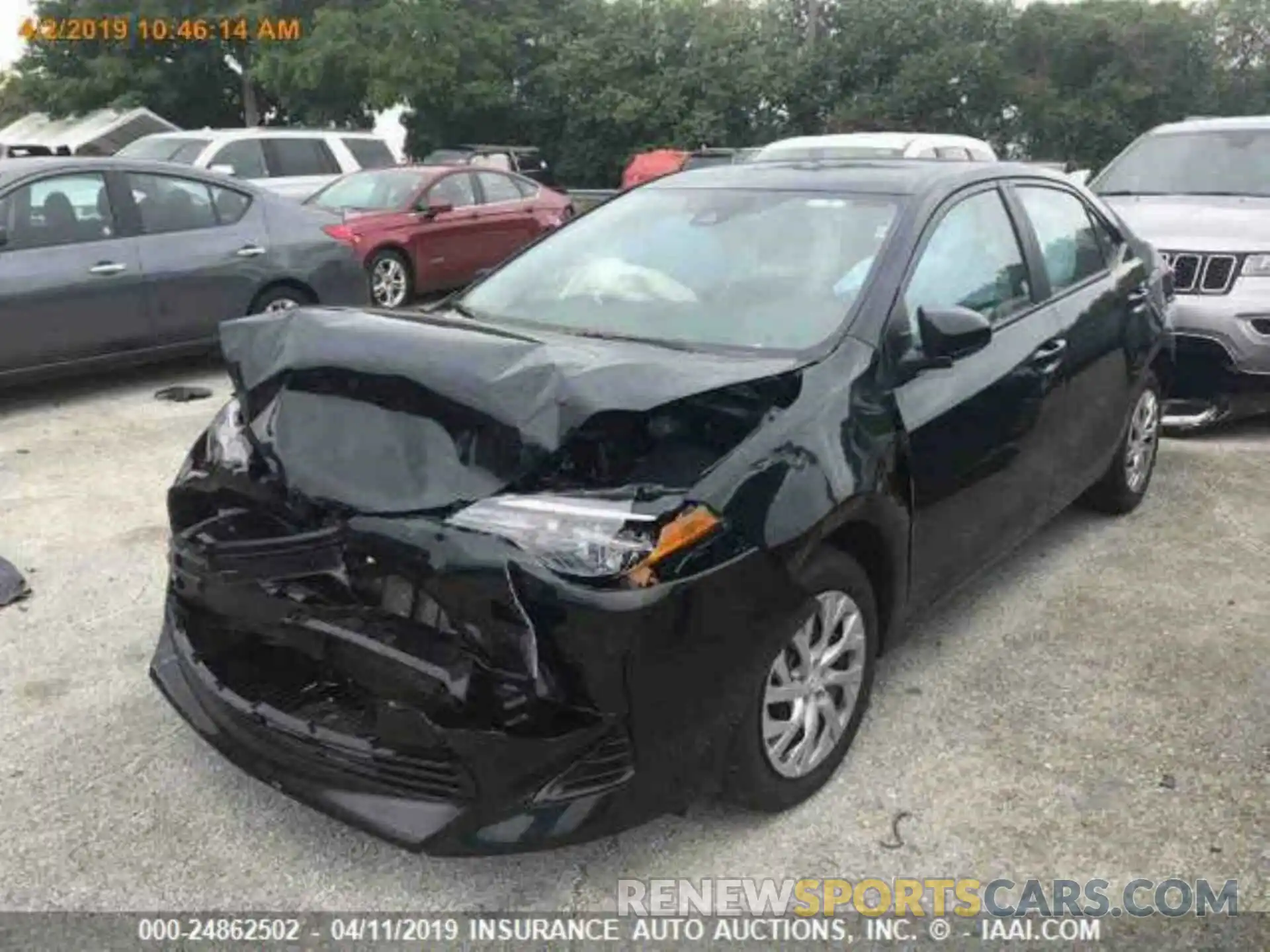 2 Photograph of a damaged car 5YFBURHEXKP921958 TOYOTA COROLLA 2019