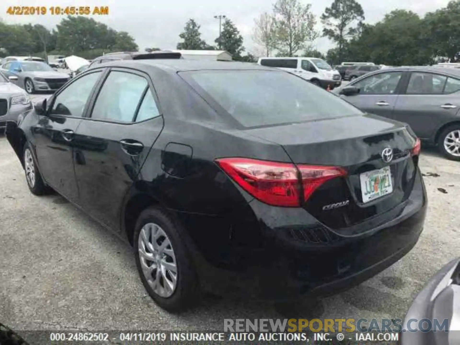 3 Photograph of a damaged car 5YFBURHEXKP921958 TOYOTA COROLLA 2019