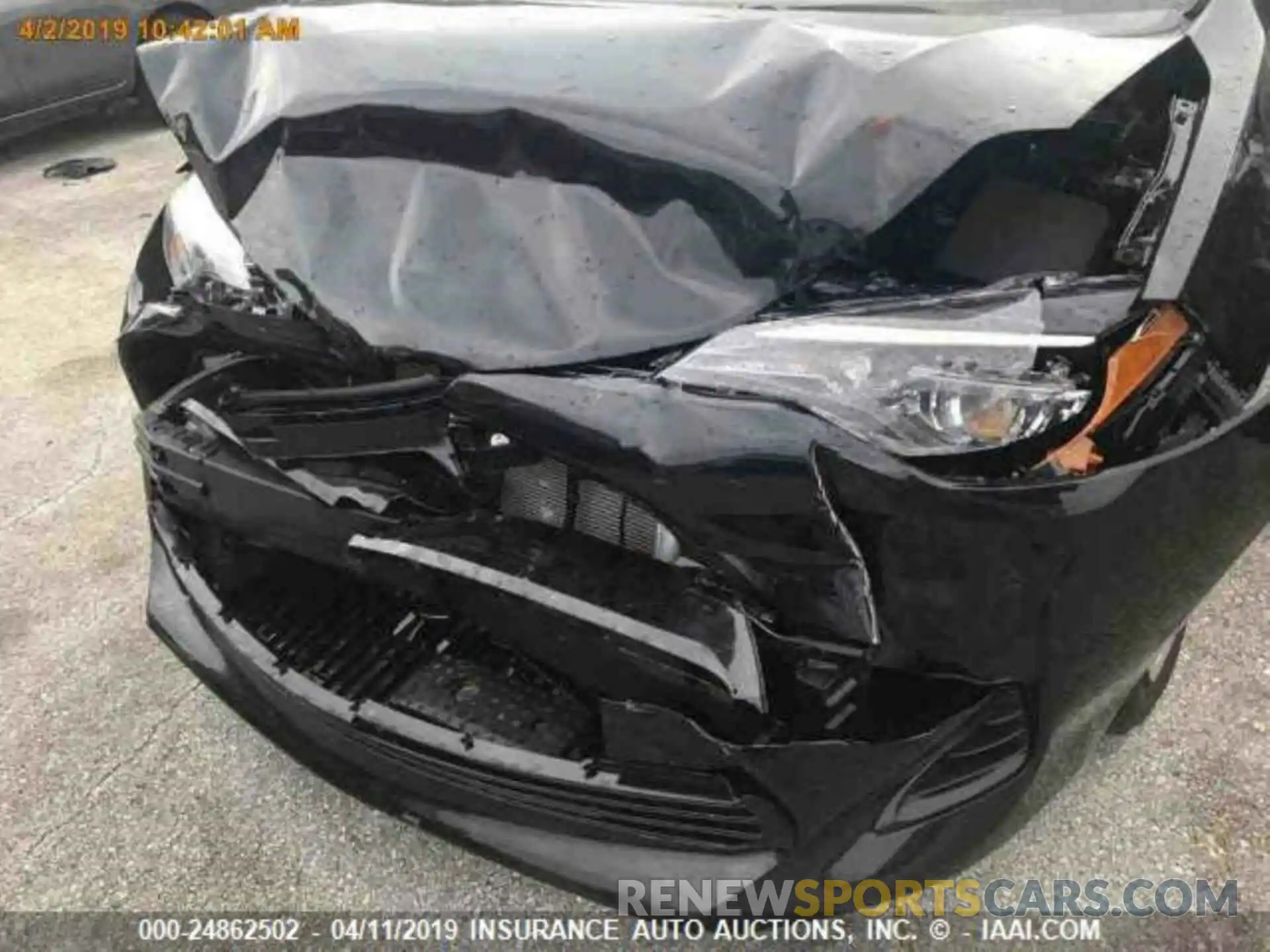 6 Photograph of a damaged car 5YFBURHEXKP921958 TOYOTA COROLLA 2019