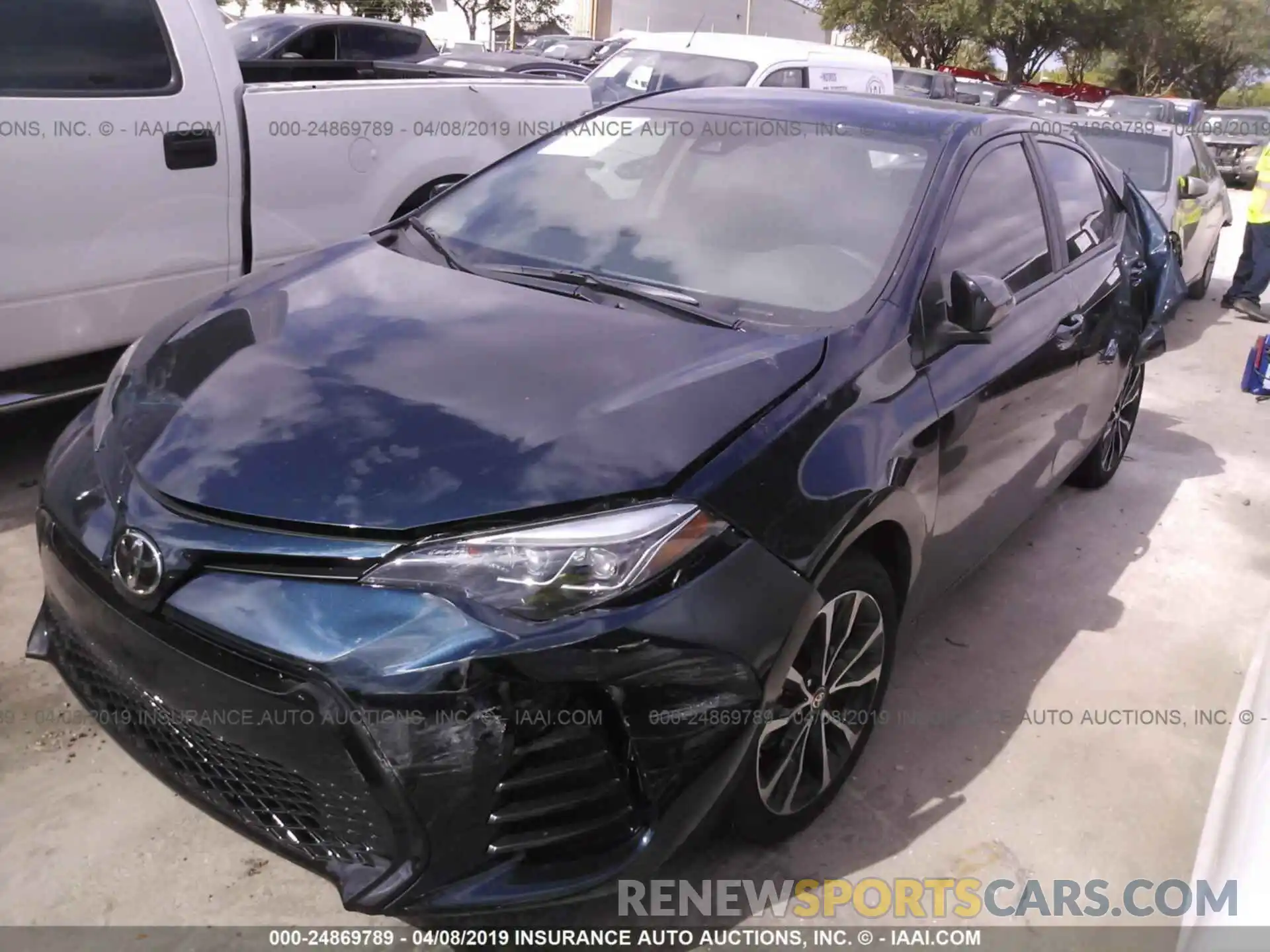 2 Photograph of a damaged car 5YFBURHEXKP922107 TOYOTA COROLLA 2019