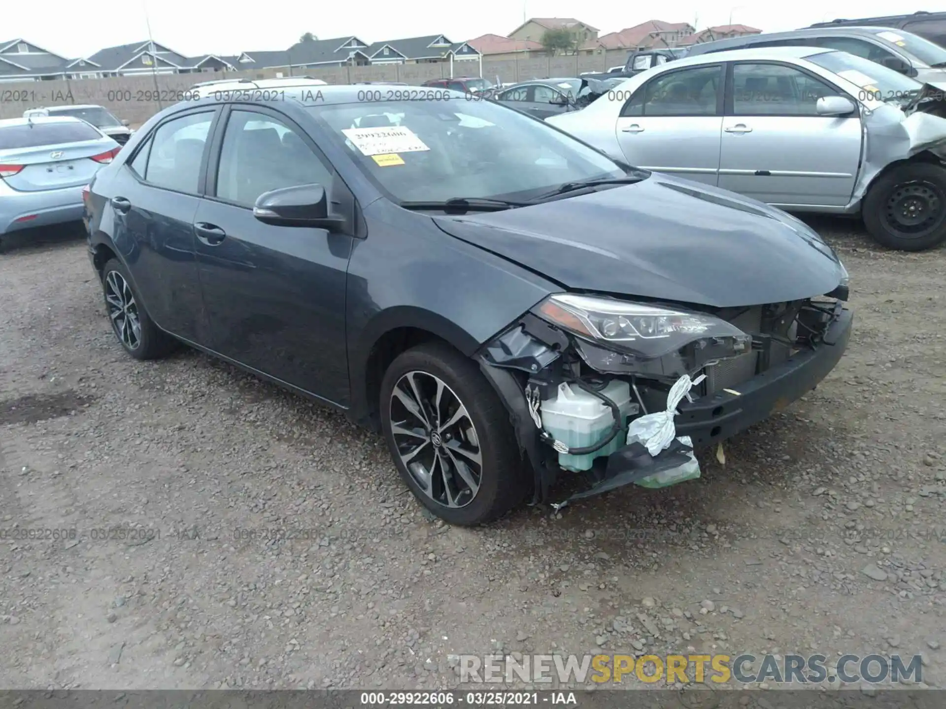 1 Photograph of a damaged car 5YFBURHEXKP922396 TOYOTA COROLLA 2019