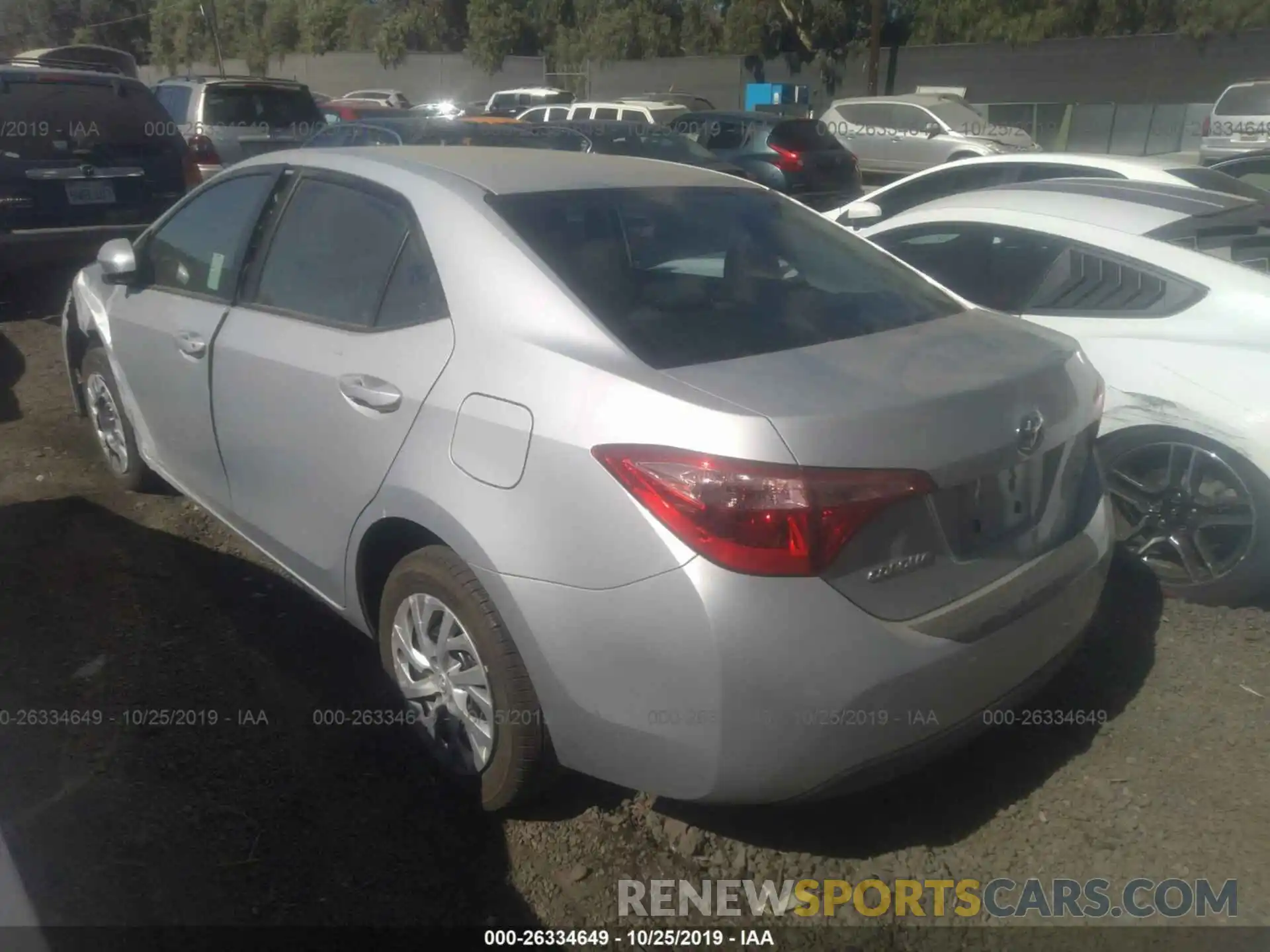 3 Photograph of a damaged car 5YFBURHEXKP922642 TOYOTA COROLLA 2019