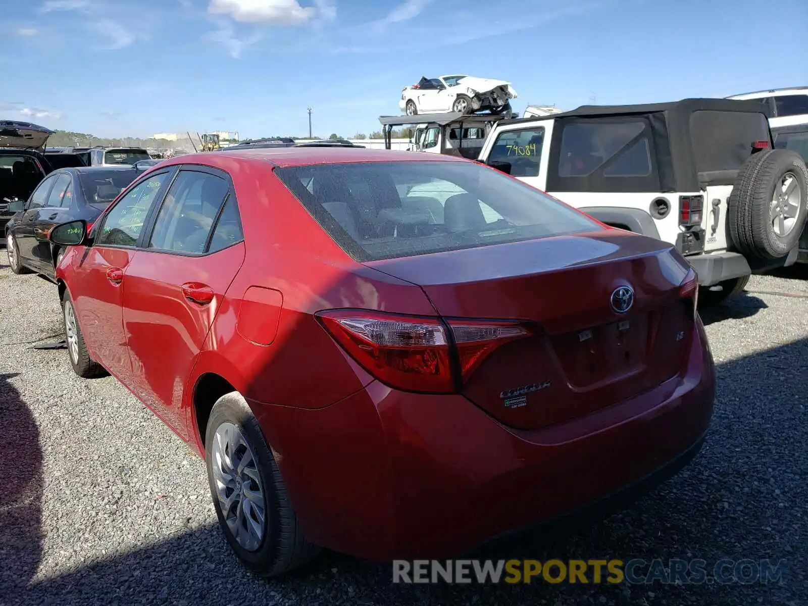 3 Photograph of a damaged car 5YFBURHEXKP922656 TOYOTA COROLLA 2019