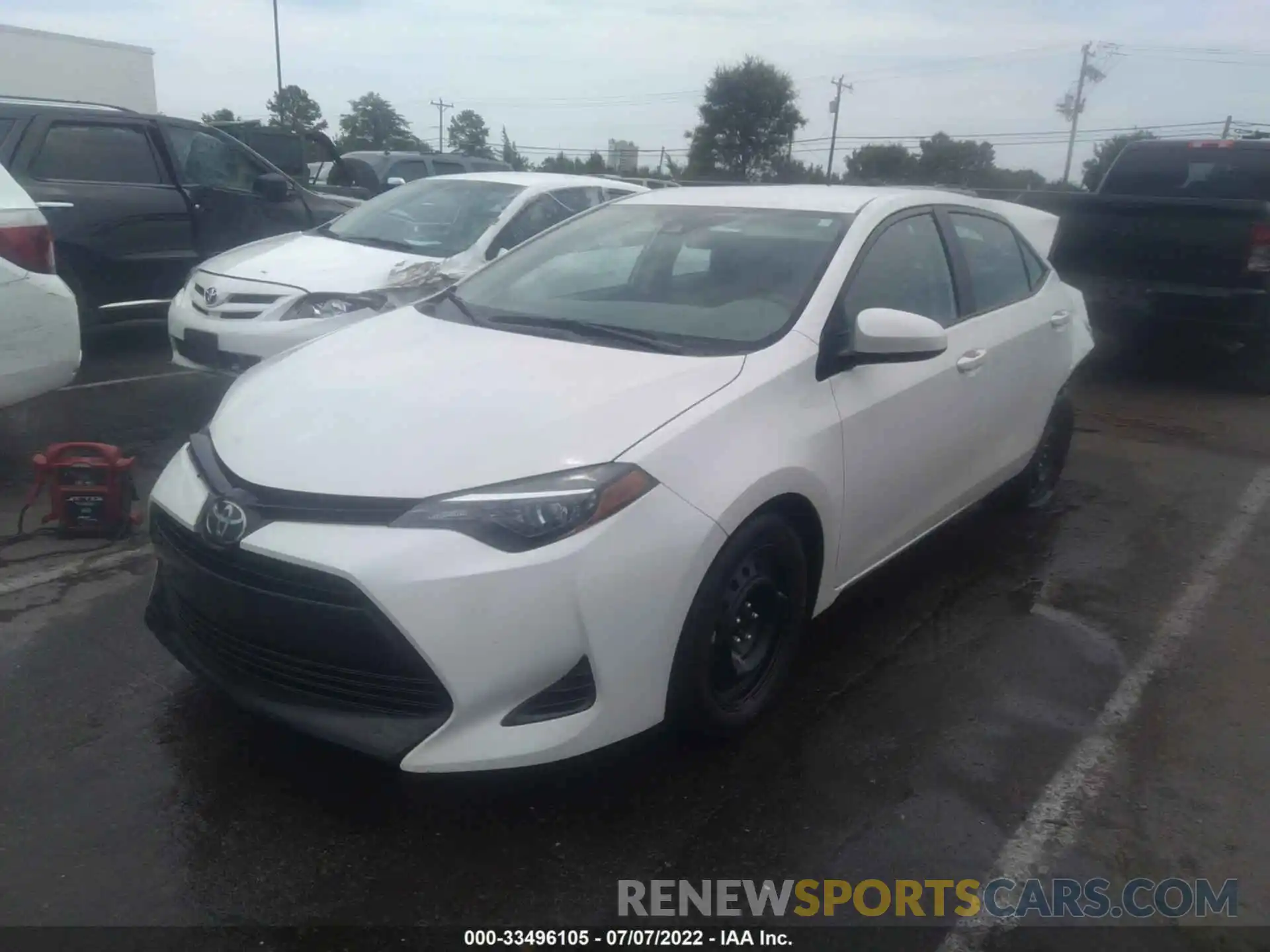 2 Photograph of a damaged car 5YFBURHEXKP922737 TOYOTA COROLLA 2019