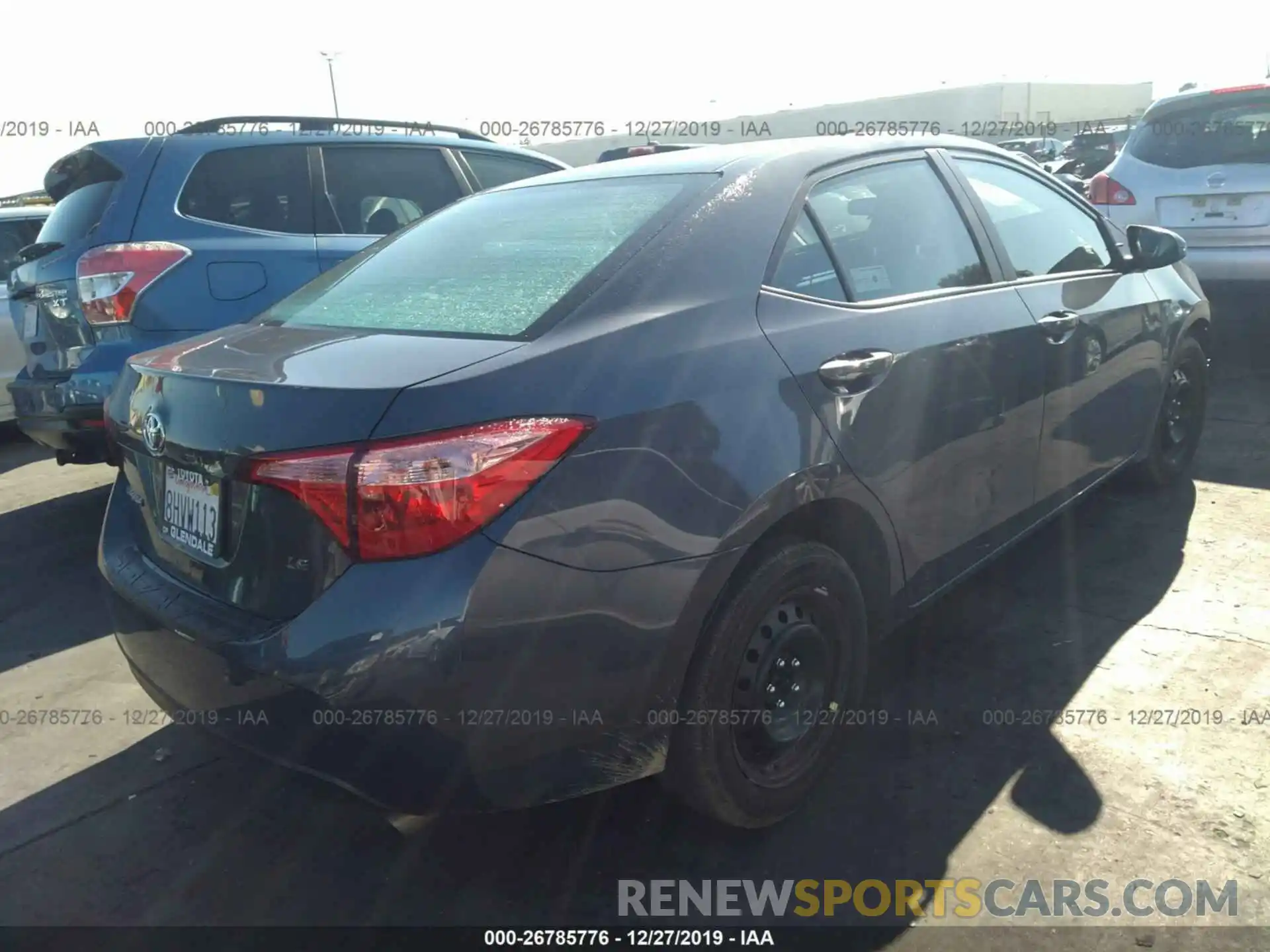 4 Photograph of a damaged car 5YFBURHEXKP923080 TOYOTA COROLLA 2019