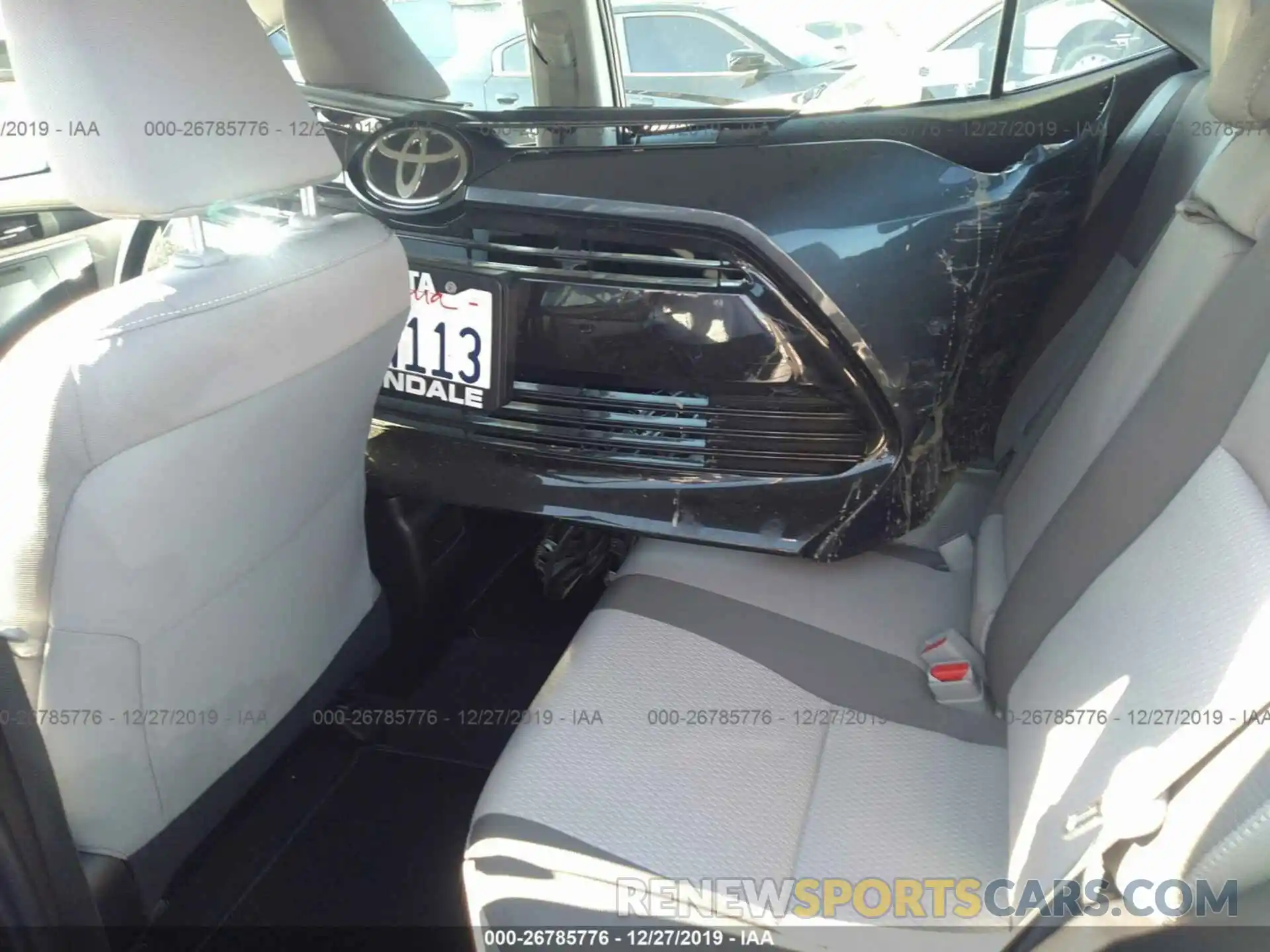 8 Photograph of a damaged car 5YFBURHEXKP923080 TOYOTA COROLLA 2019