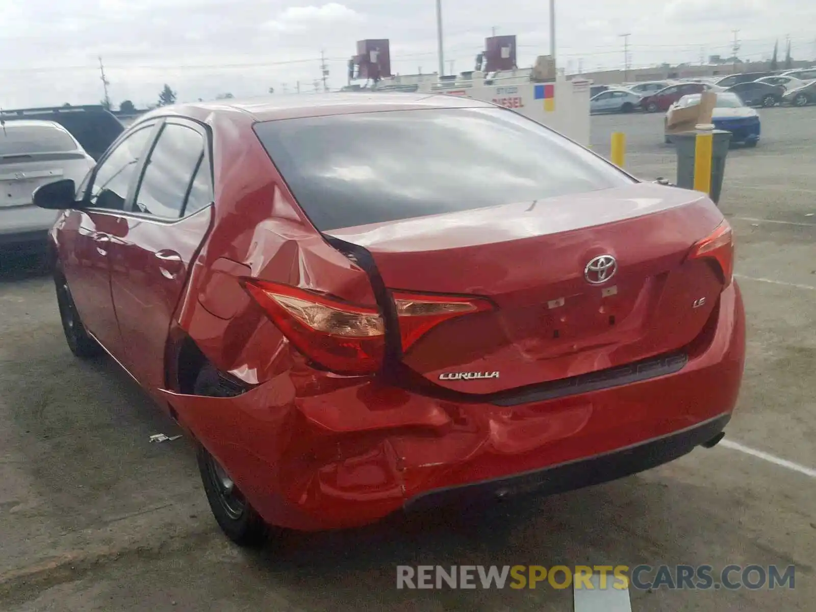 3 Photograph of a damaged car 5YFBURHEXKP923502 TOYOTA COROLLA 2019